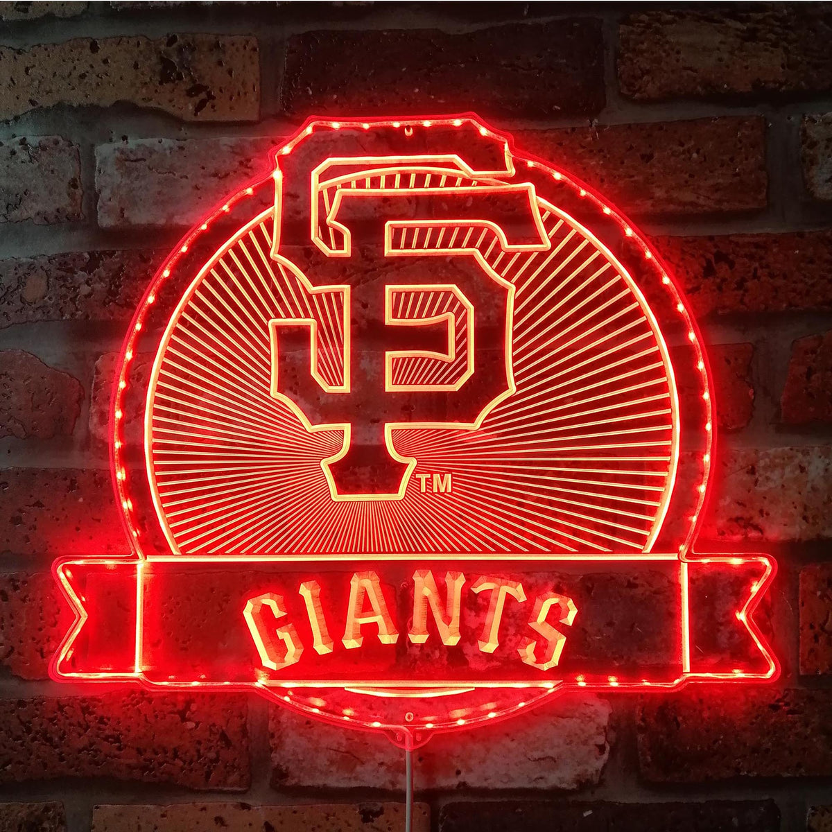 San Francisco Giants Dynamic Rgb Edge Lit Led Sign Proledsign