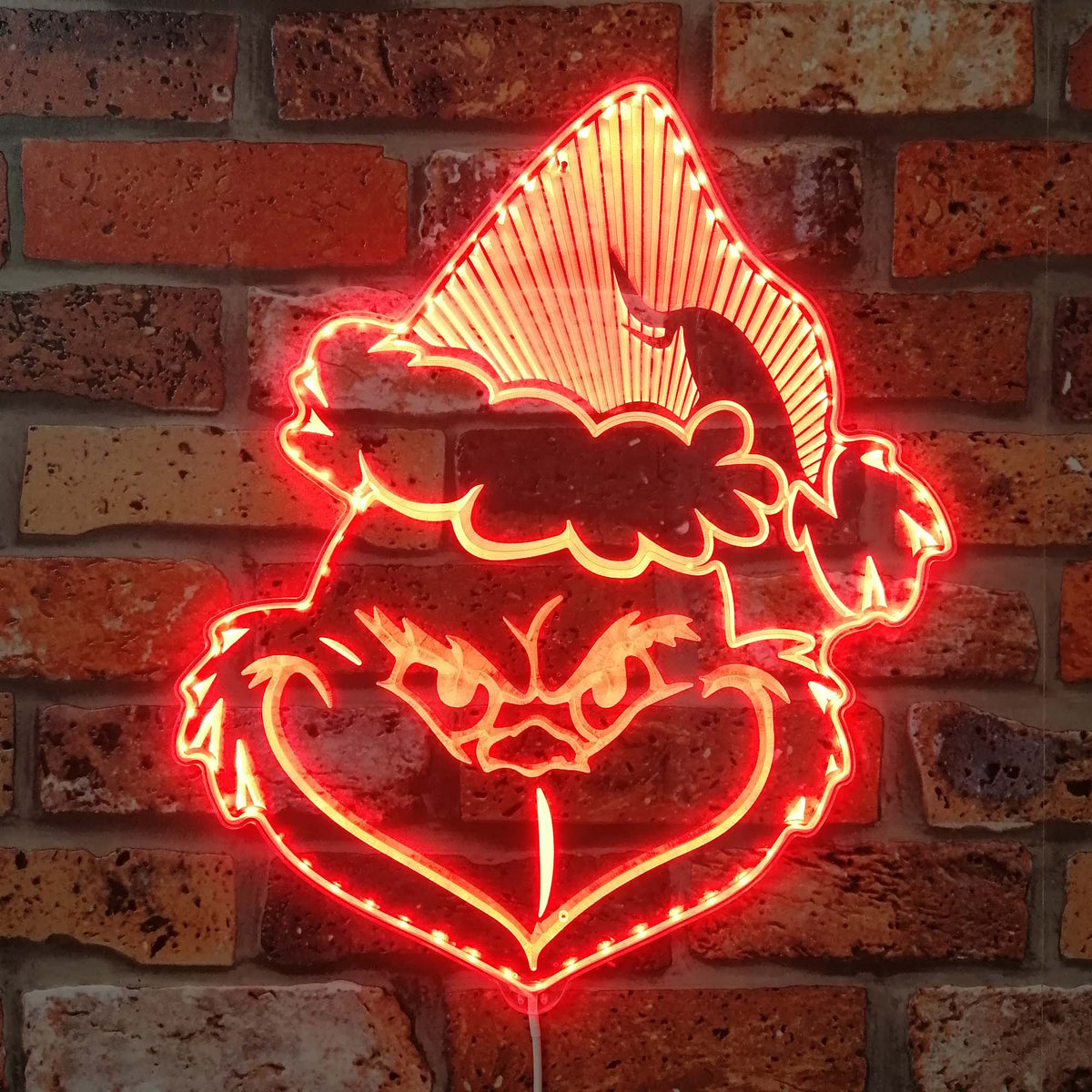 Grinch Dynamic RGB Edge Lit LED Sign | PROLEDSIGN
