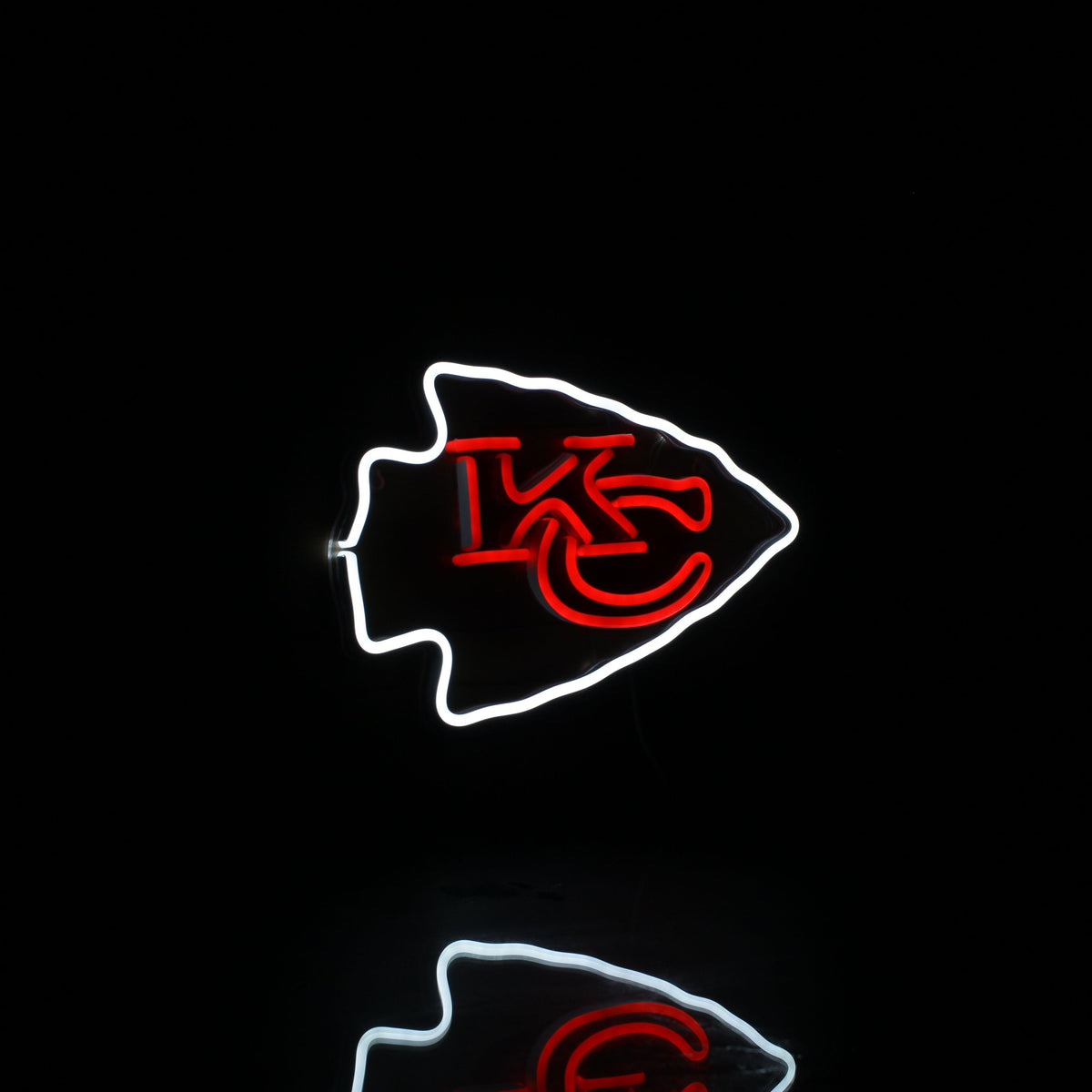 Kansas City Chiefs Arrowhead Acrylic LED Sign