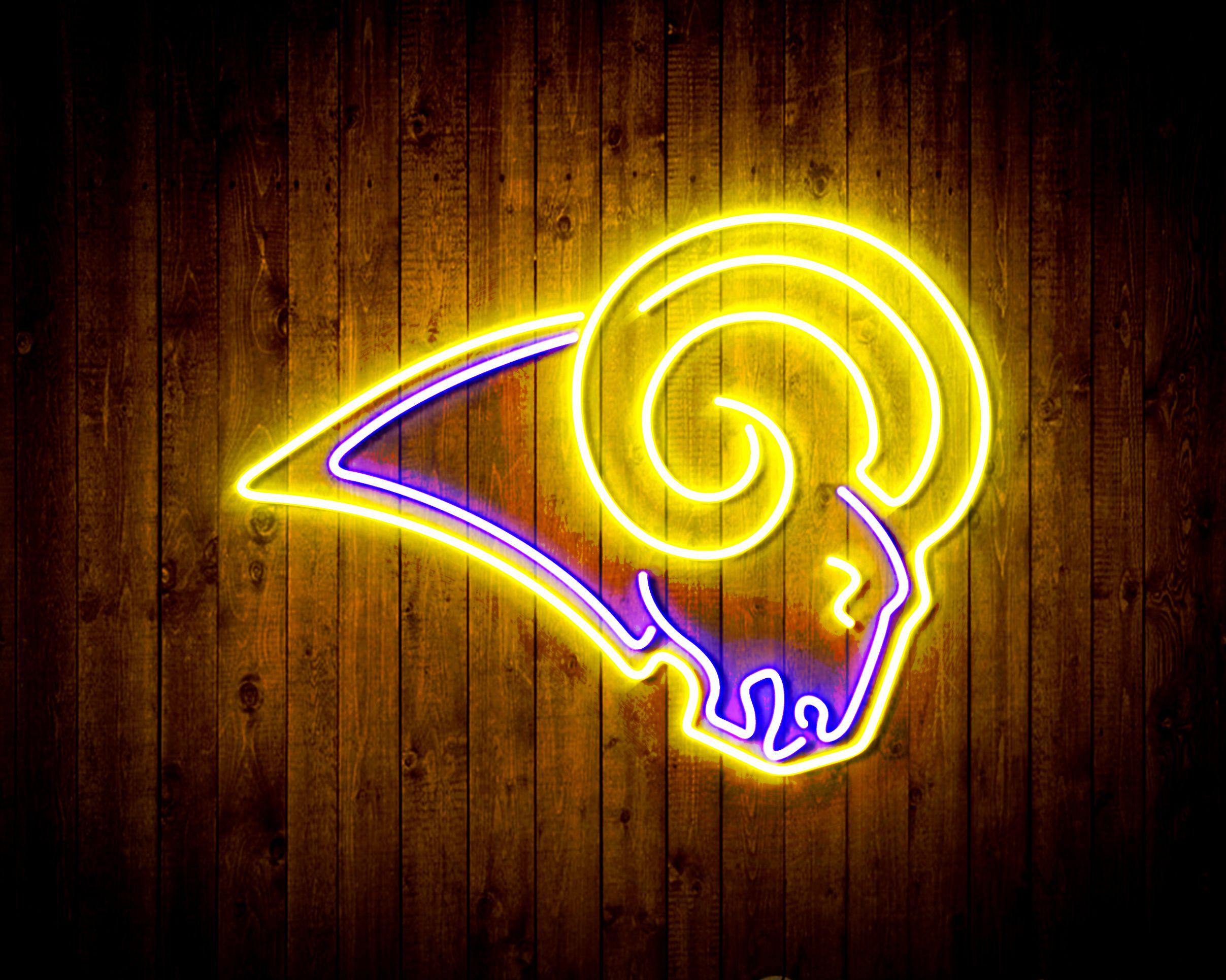Los Angeles Rams Neon-Like Flex LED Sign Dual Color - ProLedSign