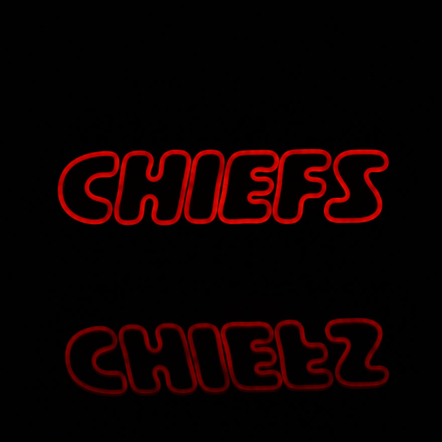 NFL CHIEFS Handmade Neon Flex LED Sign - ProLedSign