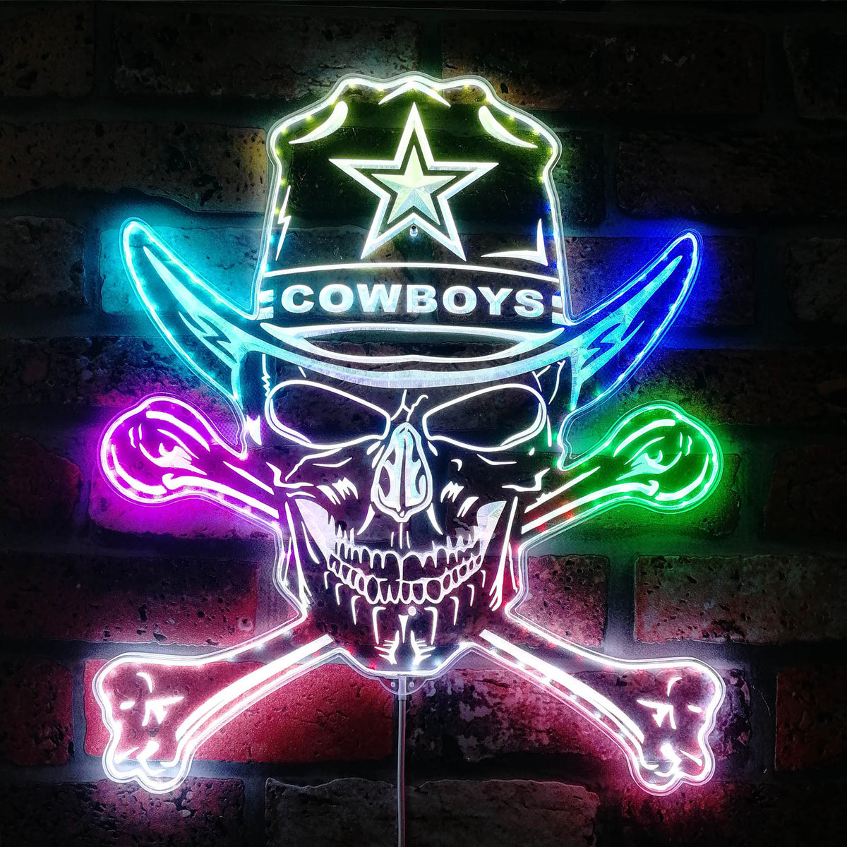 SF Deko LED Skull Cowboy, 12,95 €