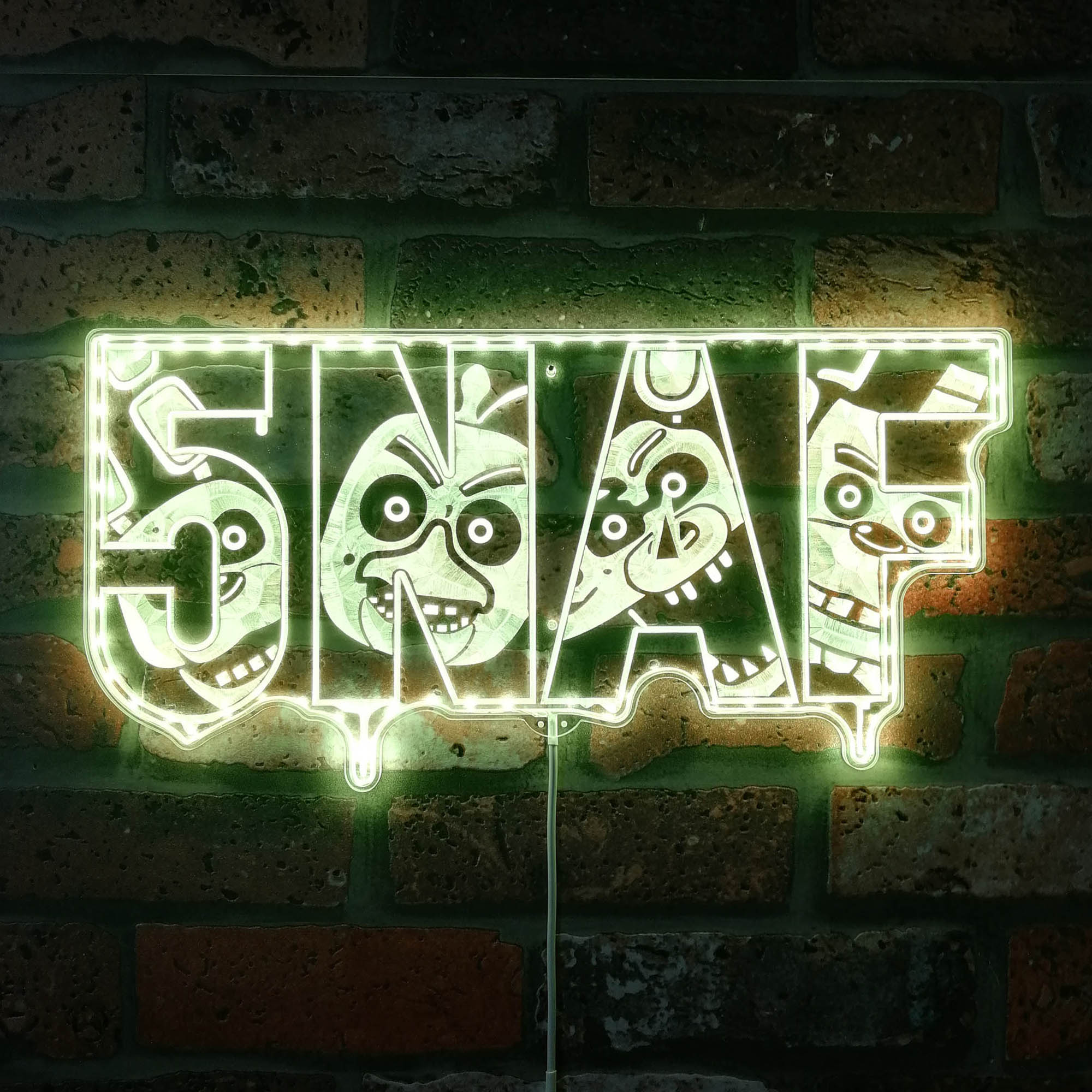 Five Nights at Freddy's FNAF Dynamic RGB Edge Lit LED Sign