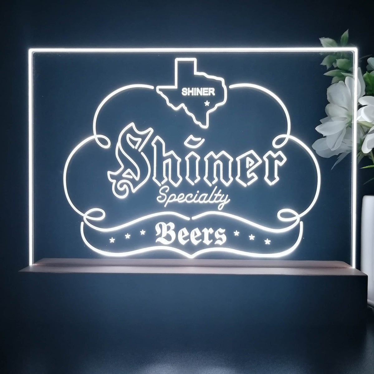 Shiners Texas Beer Brewery Neon Pub Bar Sign LED Lamp PRO LED SIGN