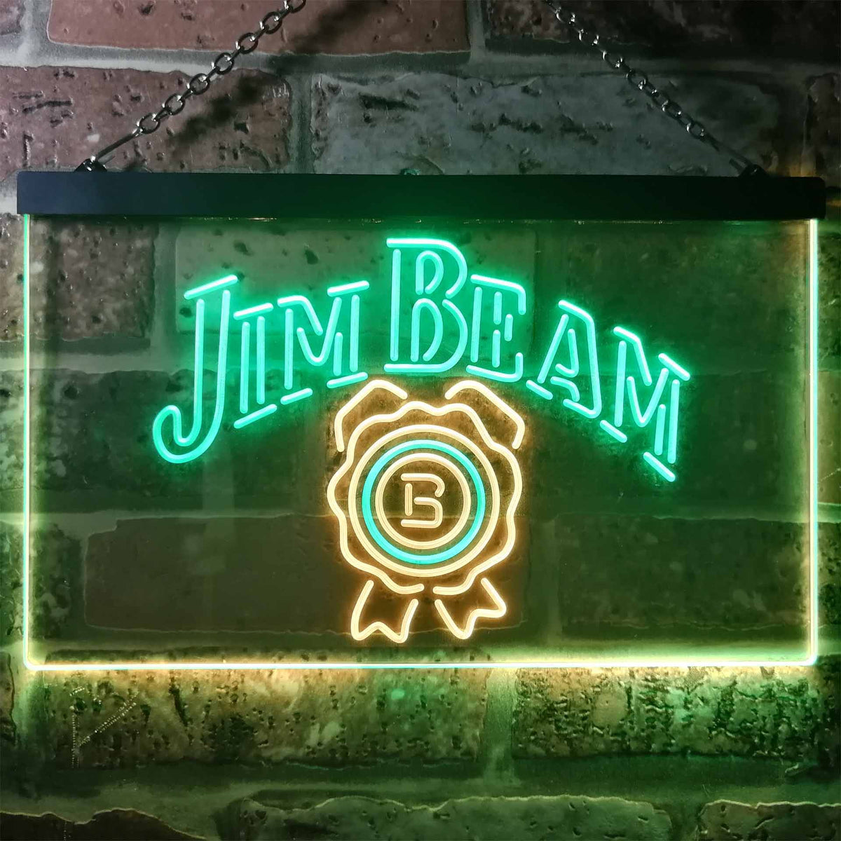 Jim Beam Beer Pub Home Bar Neon Light LED Sign | Home Bar Gift