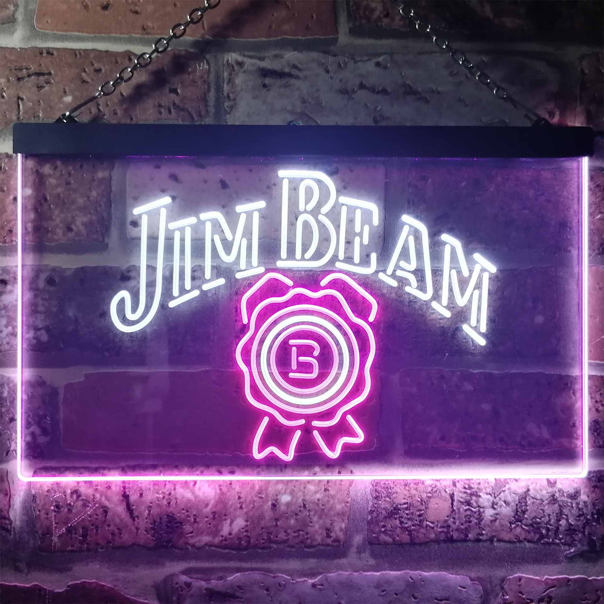 Jim Beam Beer Pub Home Bar Neon Light LED Sign | Home Bar Gift