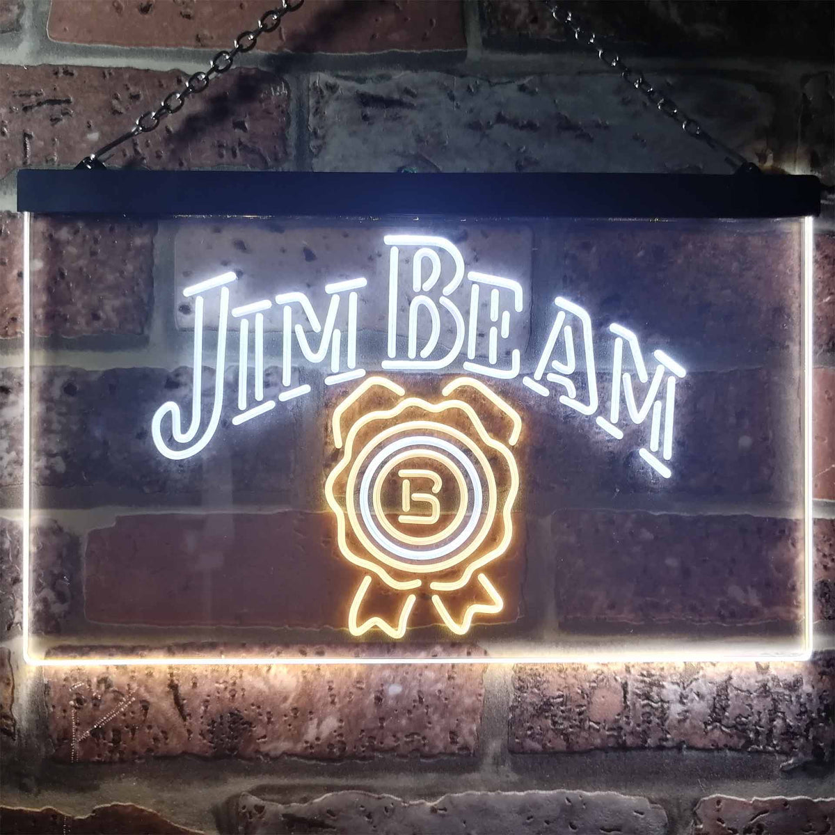 Jim Beam Beer Pub Home Bar Neon Light LED Sign | Home Bar Gift