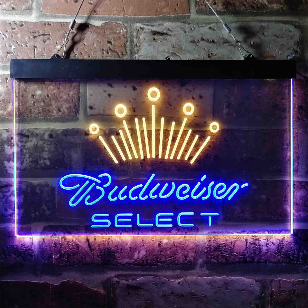 Budweiser Select Crown Classic Home Bar Neon Light LED Sign | Home