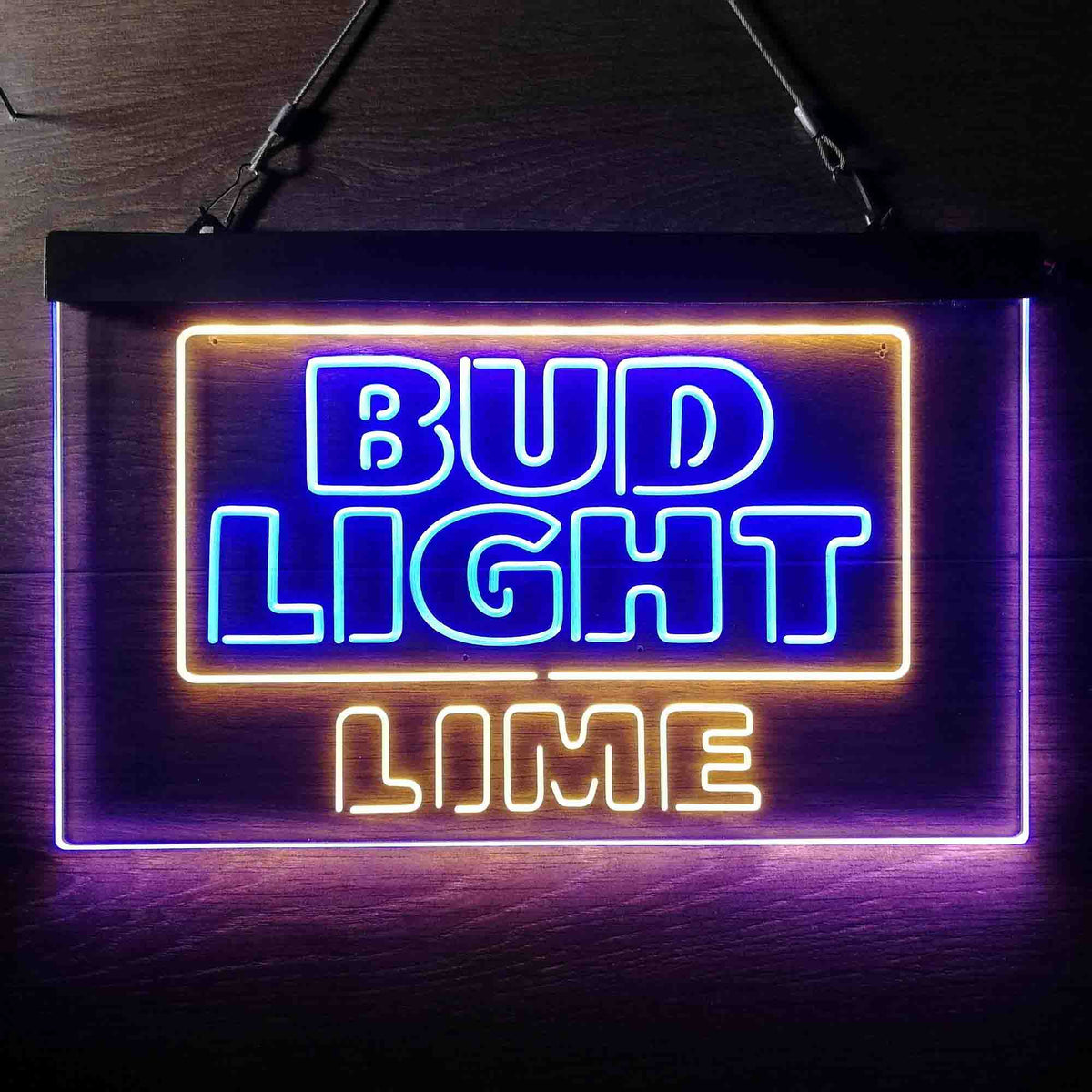 Bud Light Lime Home Bar Neon Light LED Sign | Home Bar Gift