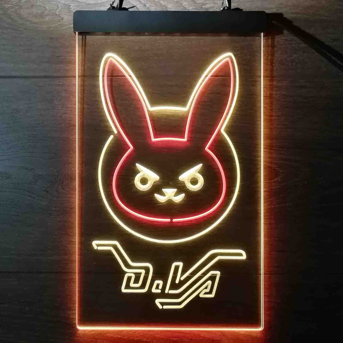 Overwatch Dva D.va Bunny Game Room Neon Light LED Sign