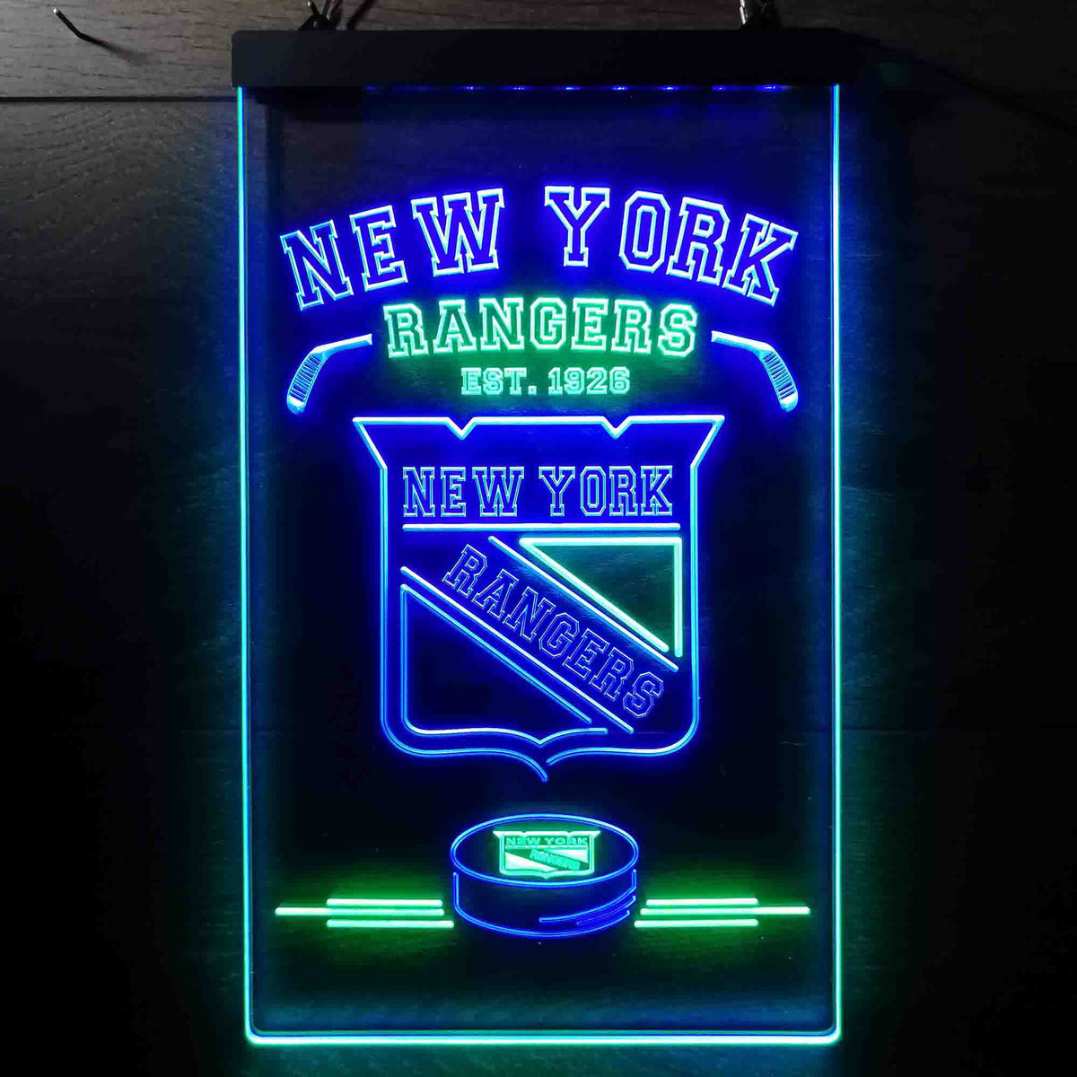 Custom New York Rangers Est. 1926 NHL Neon-Like LED Sign - Father's