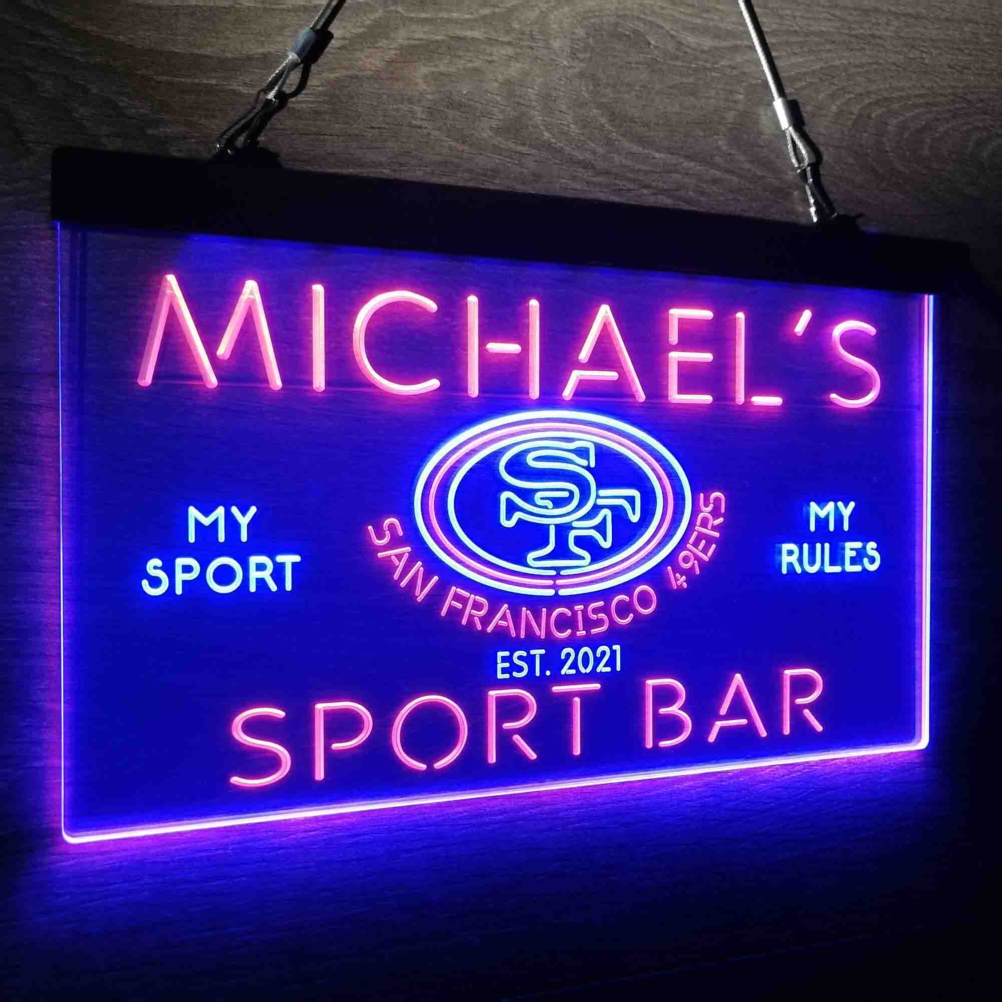 Personalized San Francisco 49ers Neon-Like LED Sign - ProLedSign