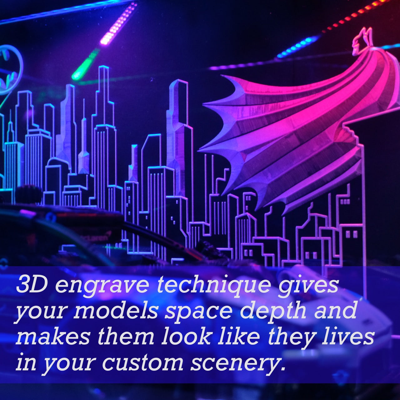 Custom 1/6 figure LED Display Case for Hottoys Action Figure & Collectibles Scale