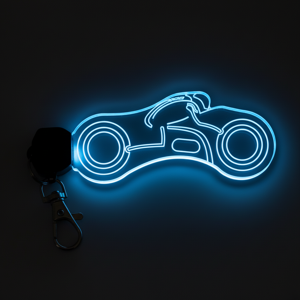 Tron Ares LED Light Acrylic Keychain