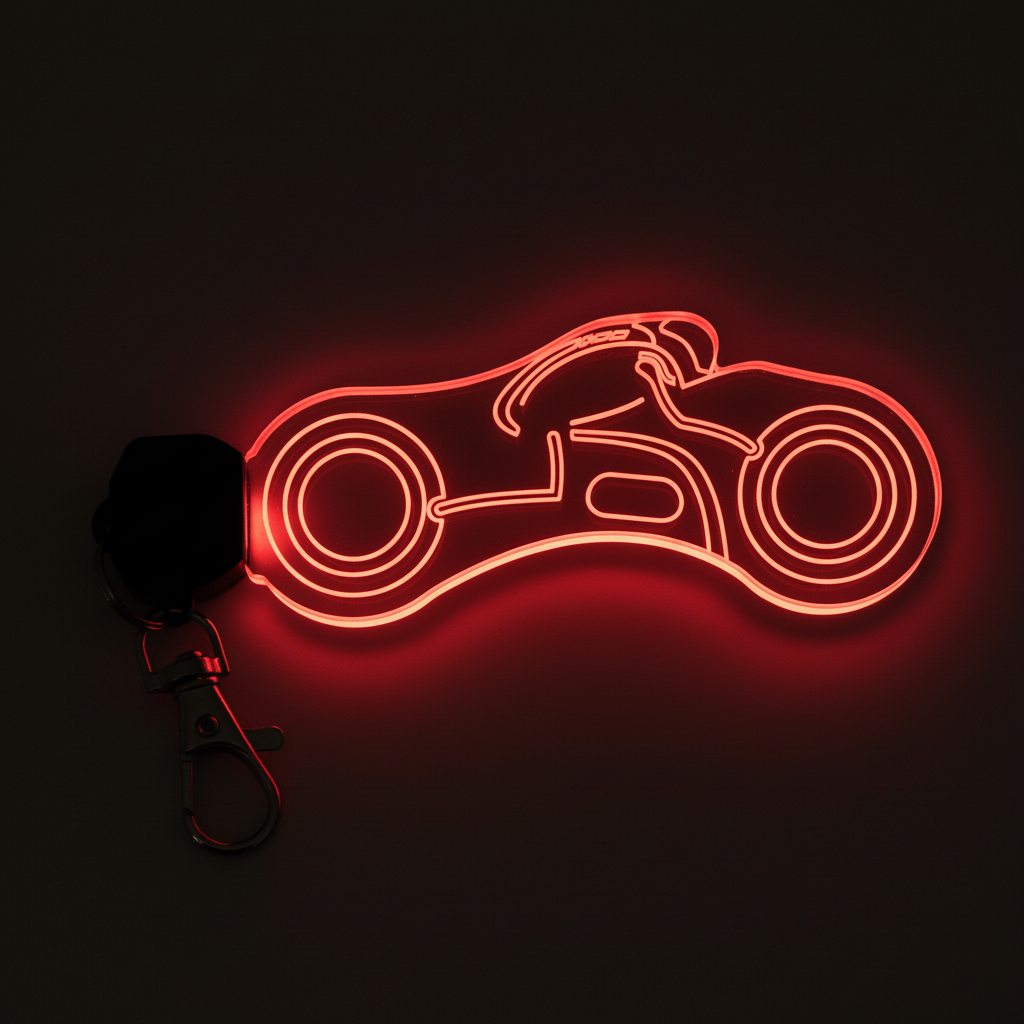 Tron Ares LED Light Acrylic Keychain