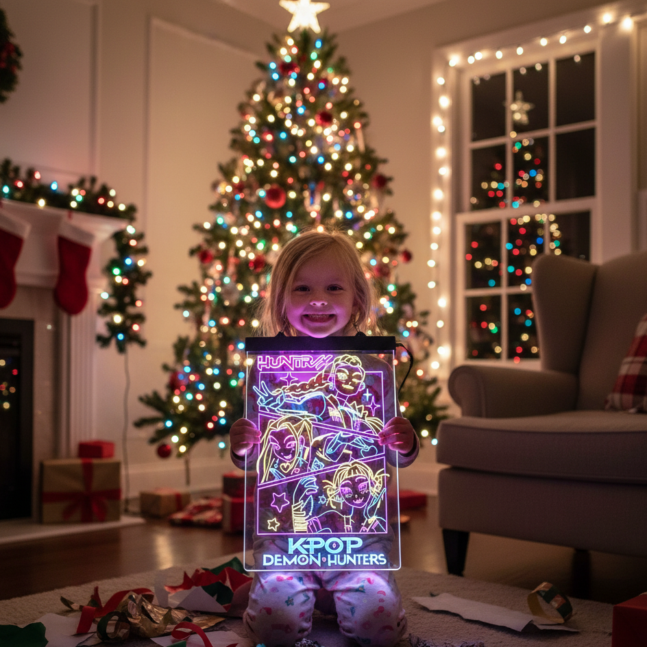 Kpop Demon Hunters Huntrix Neon LED Sign 3 Colors