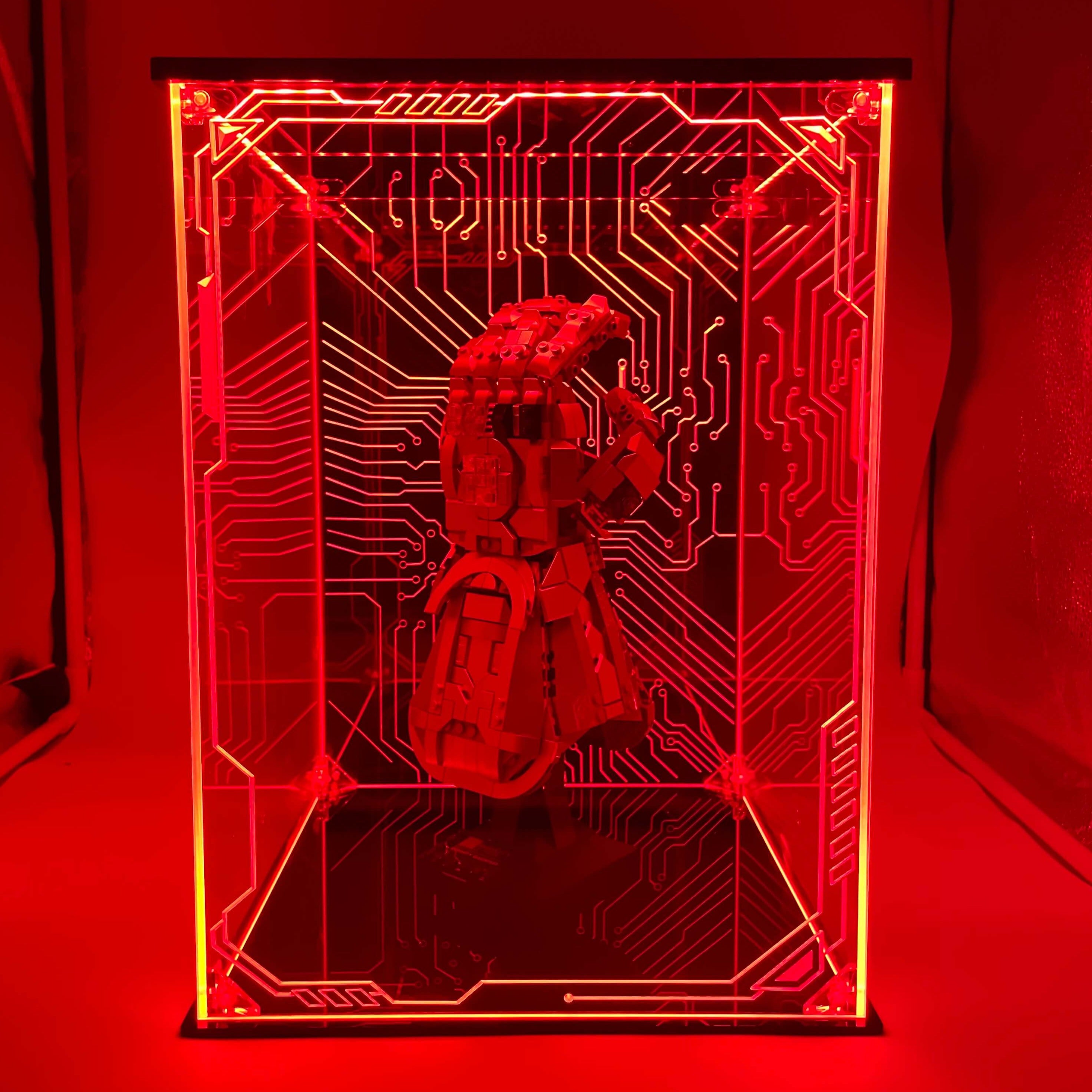 Custom 1/6 figure LED Display Case for Hottoys Action Figure & Collectibles Scale