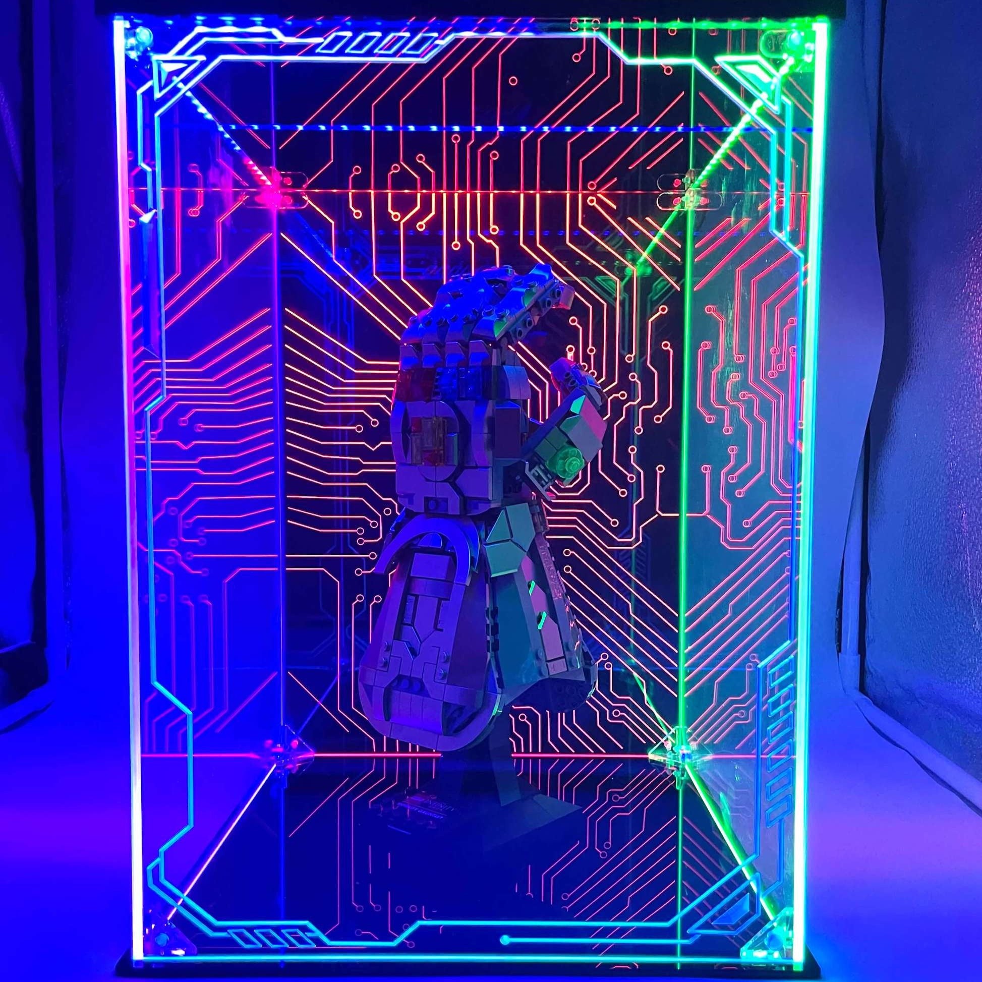 Custom 1/6 figure LED Display Case for Hottoys Action Figure & Collectibles Scale