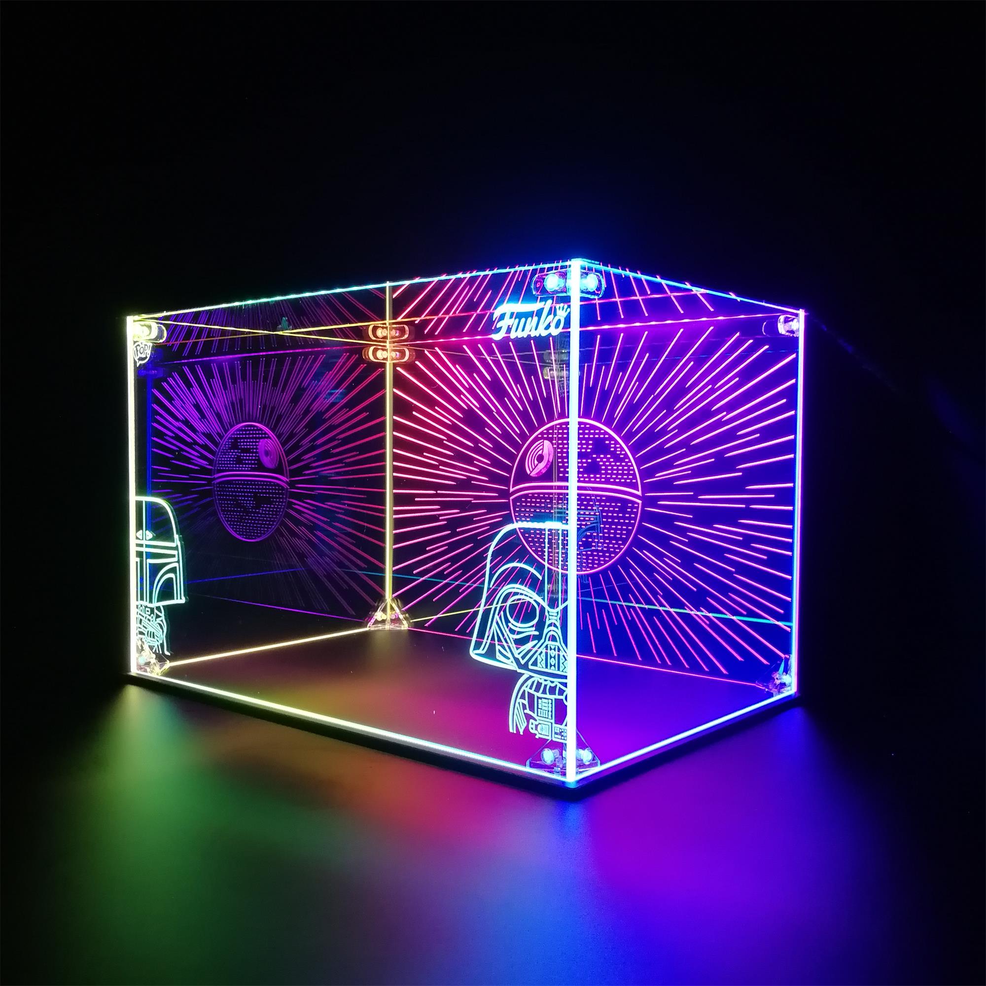 Custom Funko Pop Star Wars Figures Toy LED Display Case