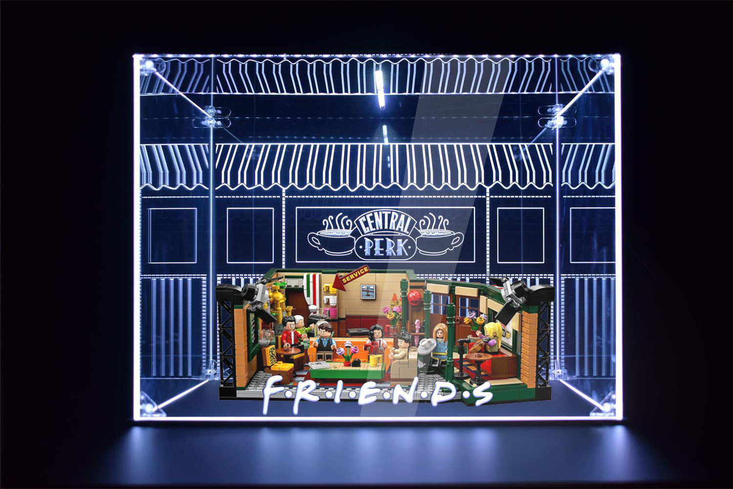 LED Display Case for Lego Ideas Friends Central Perk 21319