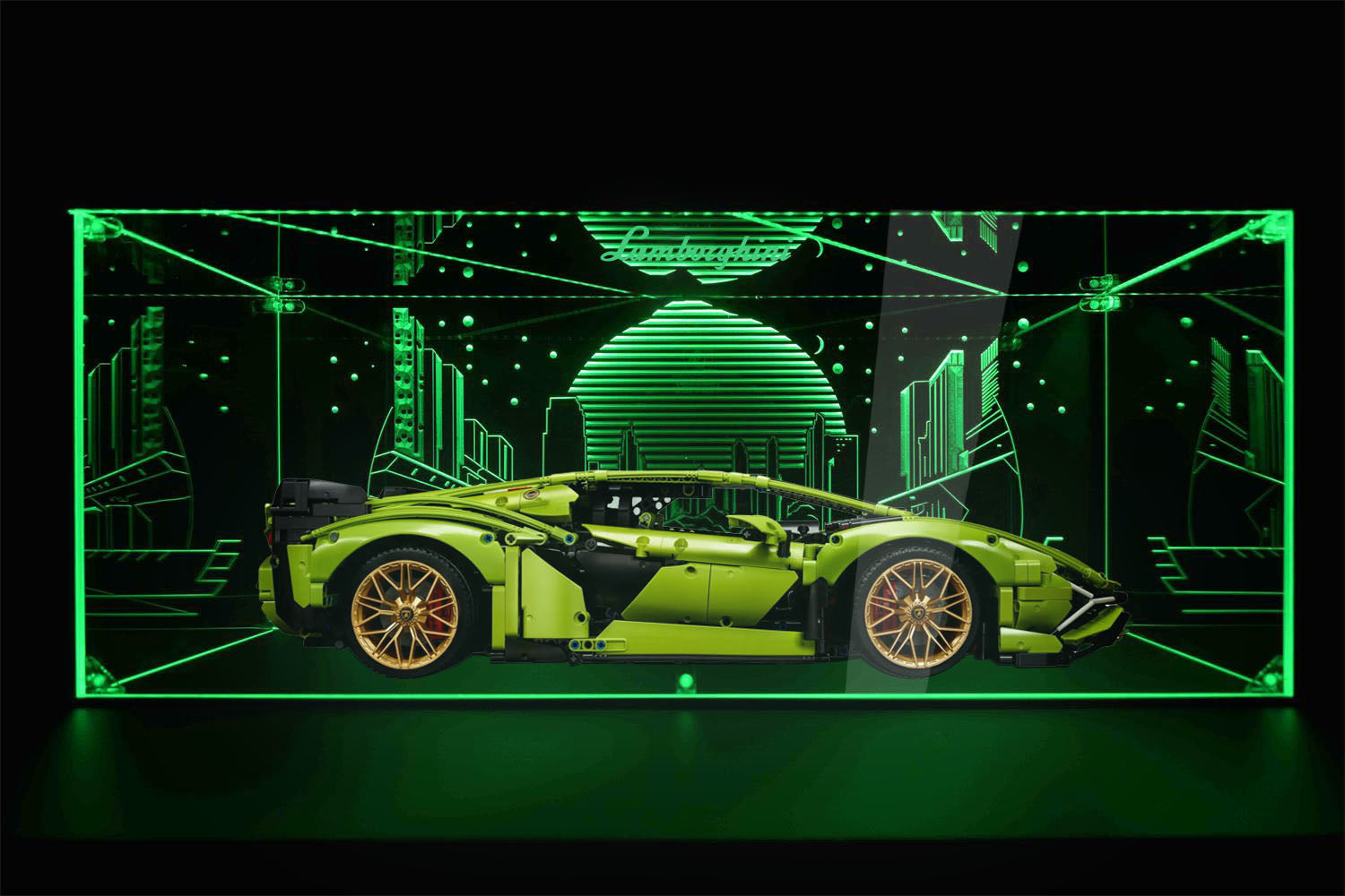 RGB Light Display Case For LEGO Lamborghini Sián FKP 37 42115