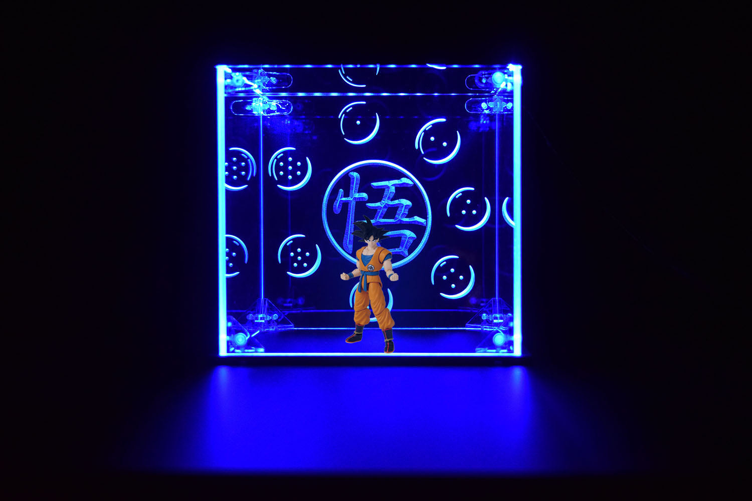 LED Display Case For Dragon Ball Goku Action Figure, Collectible Figures