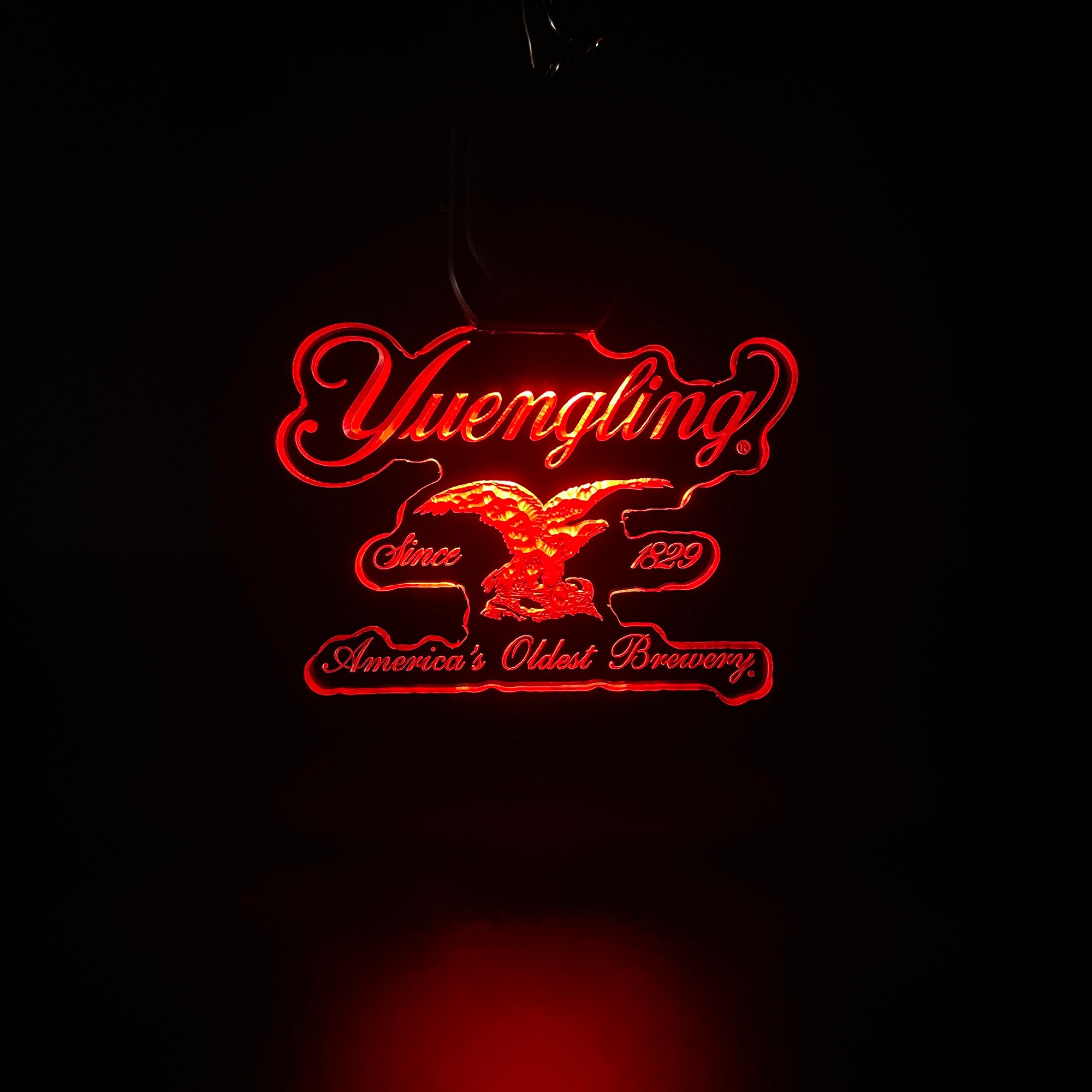 Yuengling LED Light Acrylic Keychain