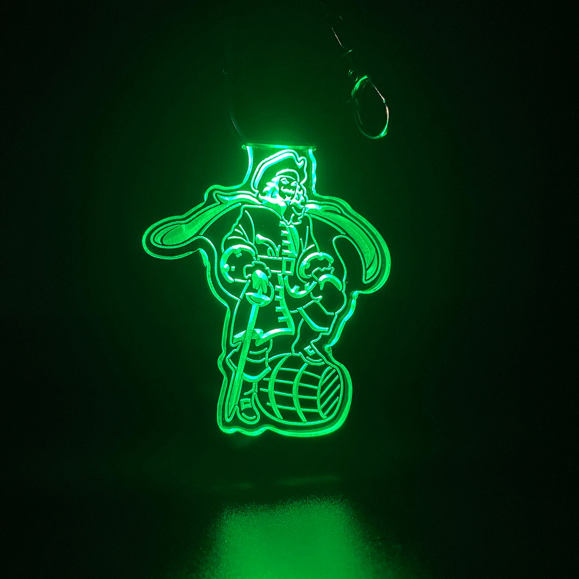 Captain Morgan Rum LED Light Acrylic Keychain