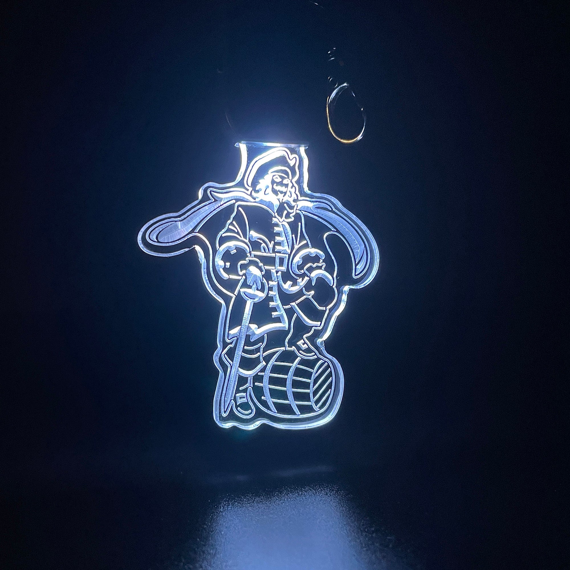 Captain Morgan Rum LED Light Acrylic Keychain