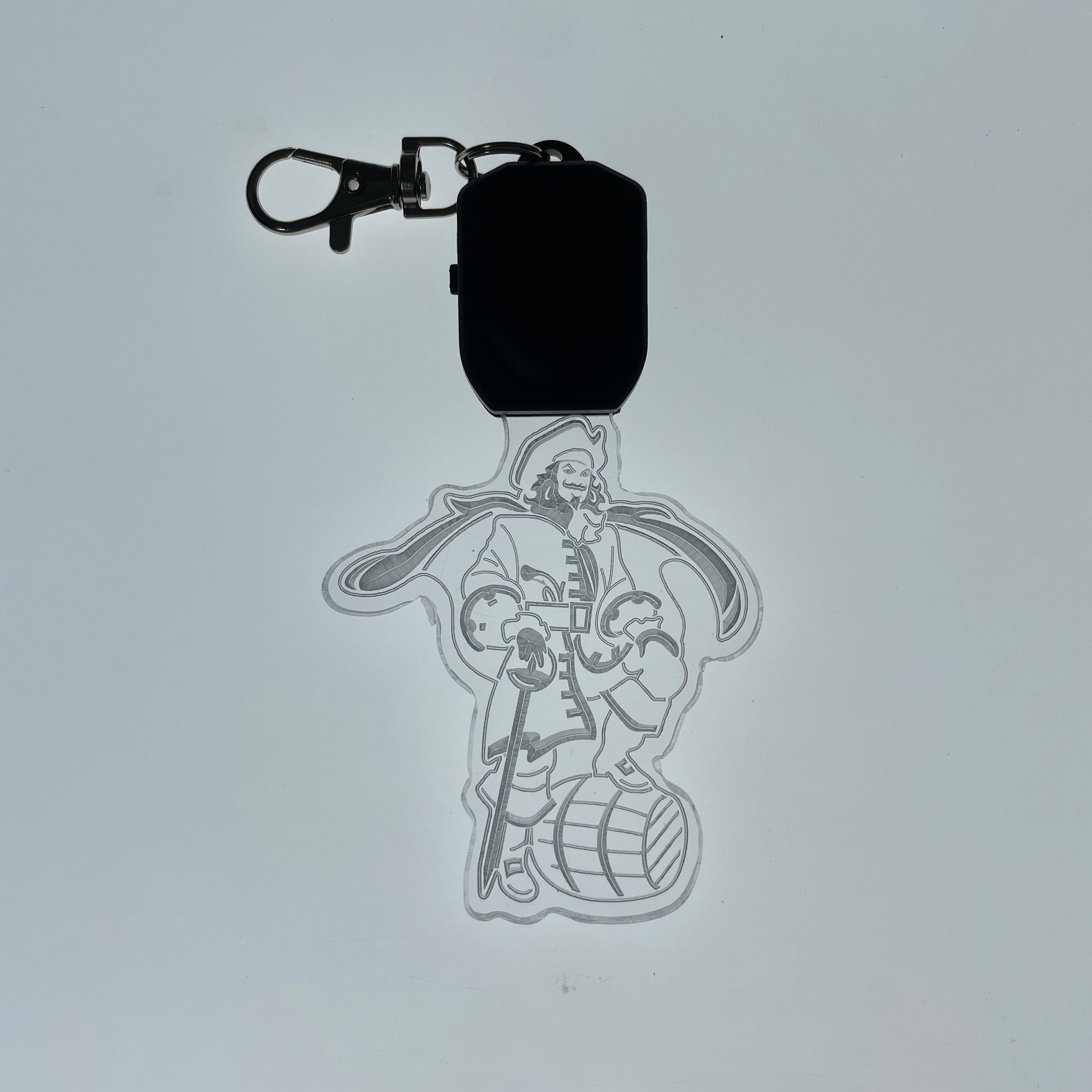 Captain Morgan Rum LED Light Acrylic Keychain