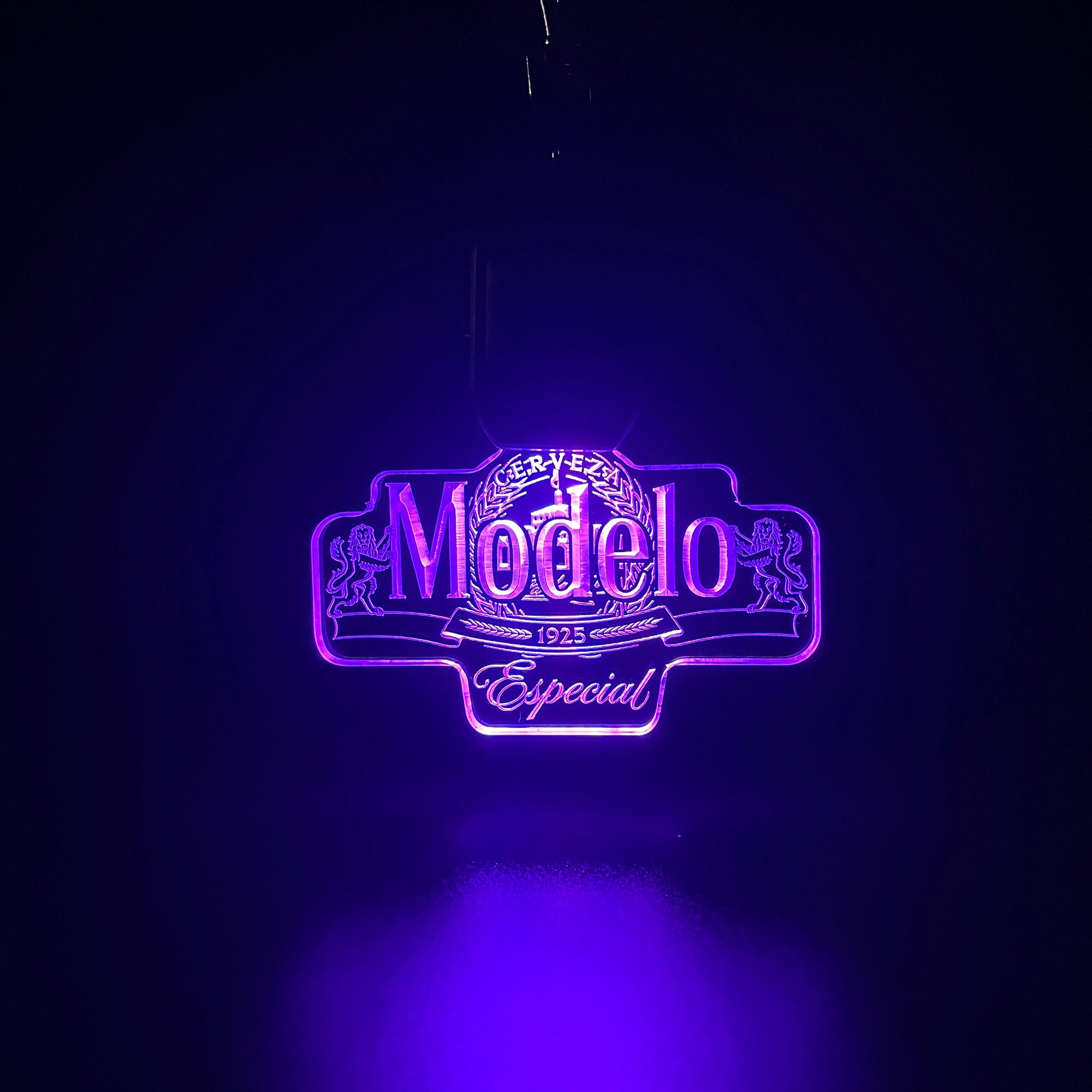 Modelo Especial LED Light Acrylic Keychain