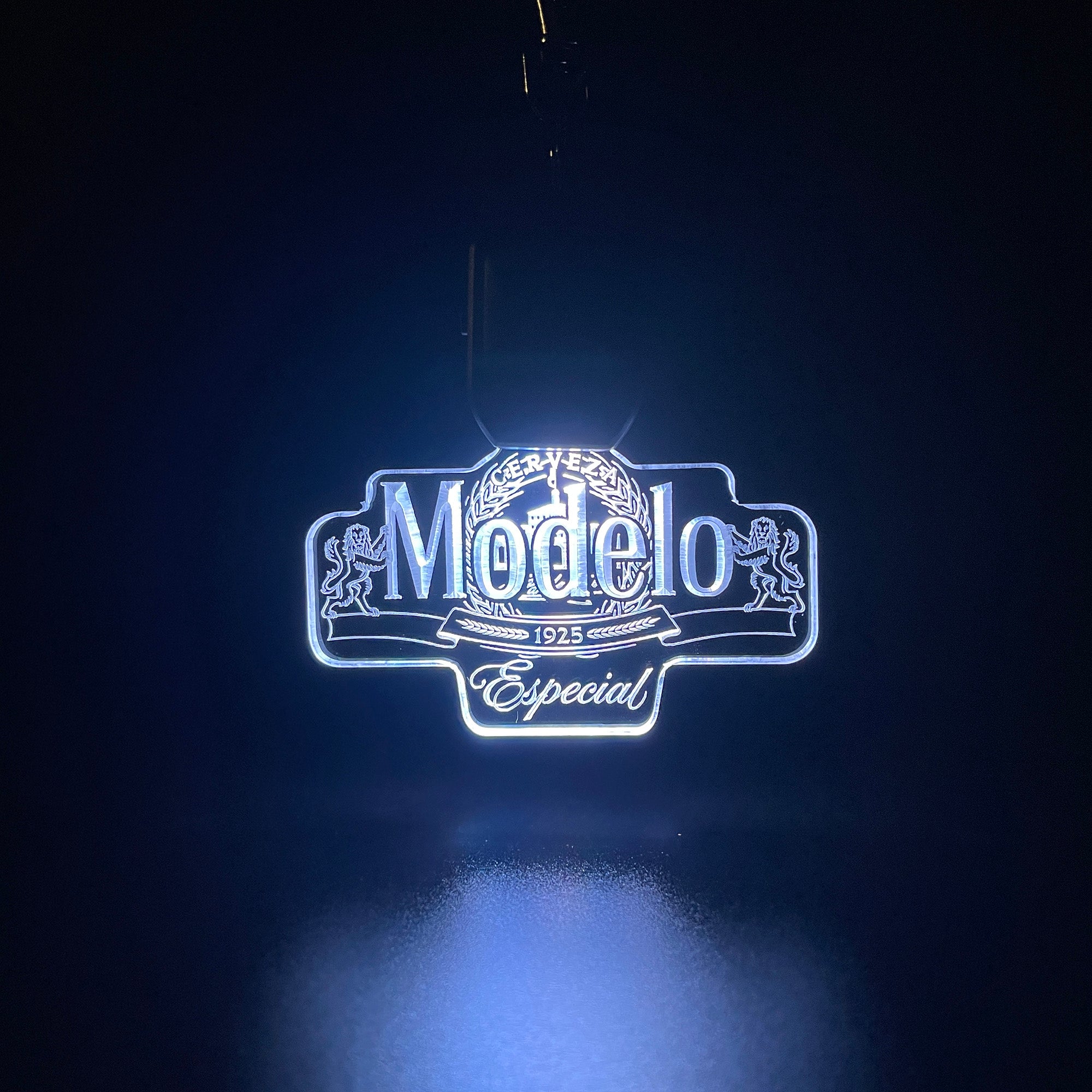 Modelo Especial LED Light Acrylic Keychain