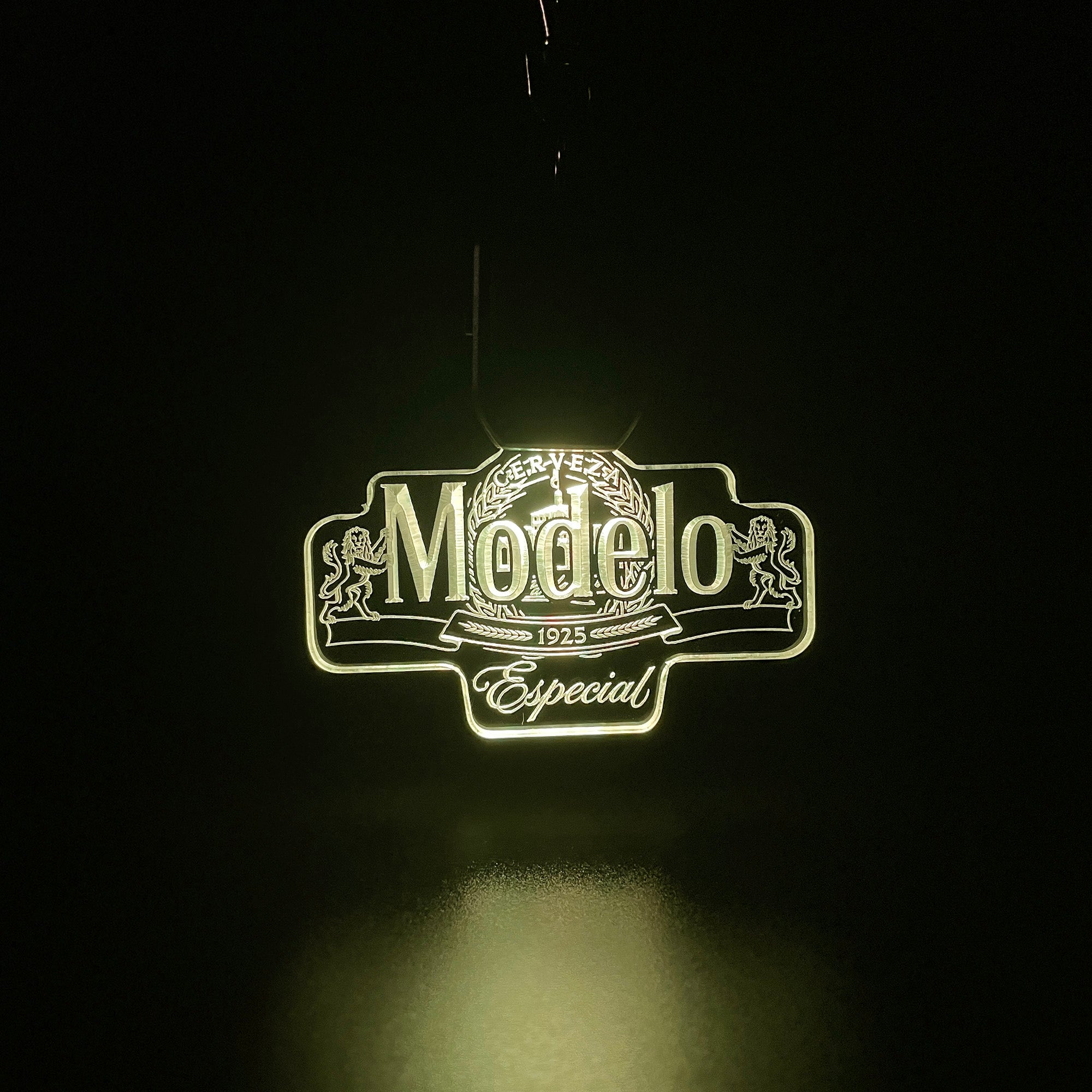 Modelo Especial LED Light Acrylic Keychain