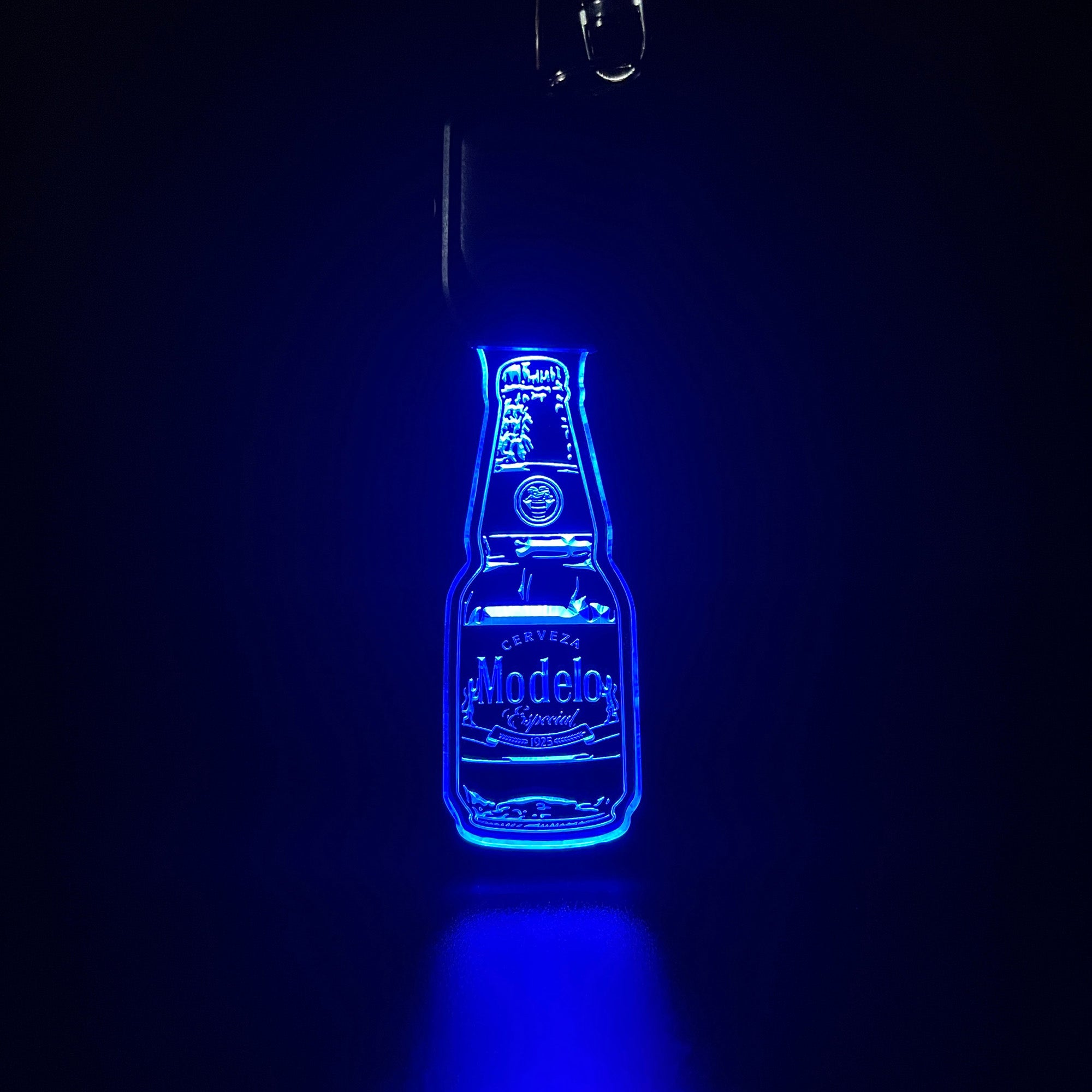 Modelo Cerveza Bottle LED Light Acrylic Keychain