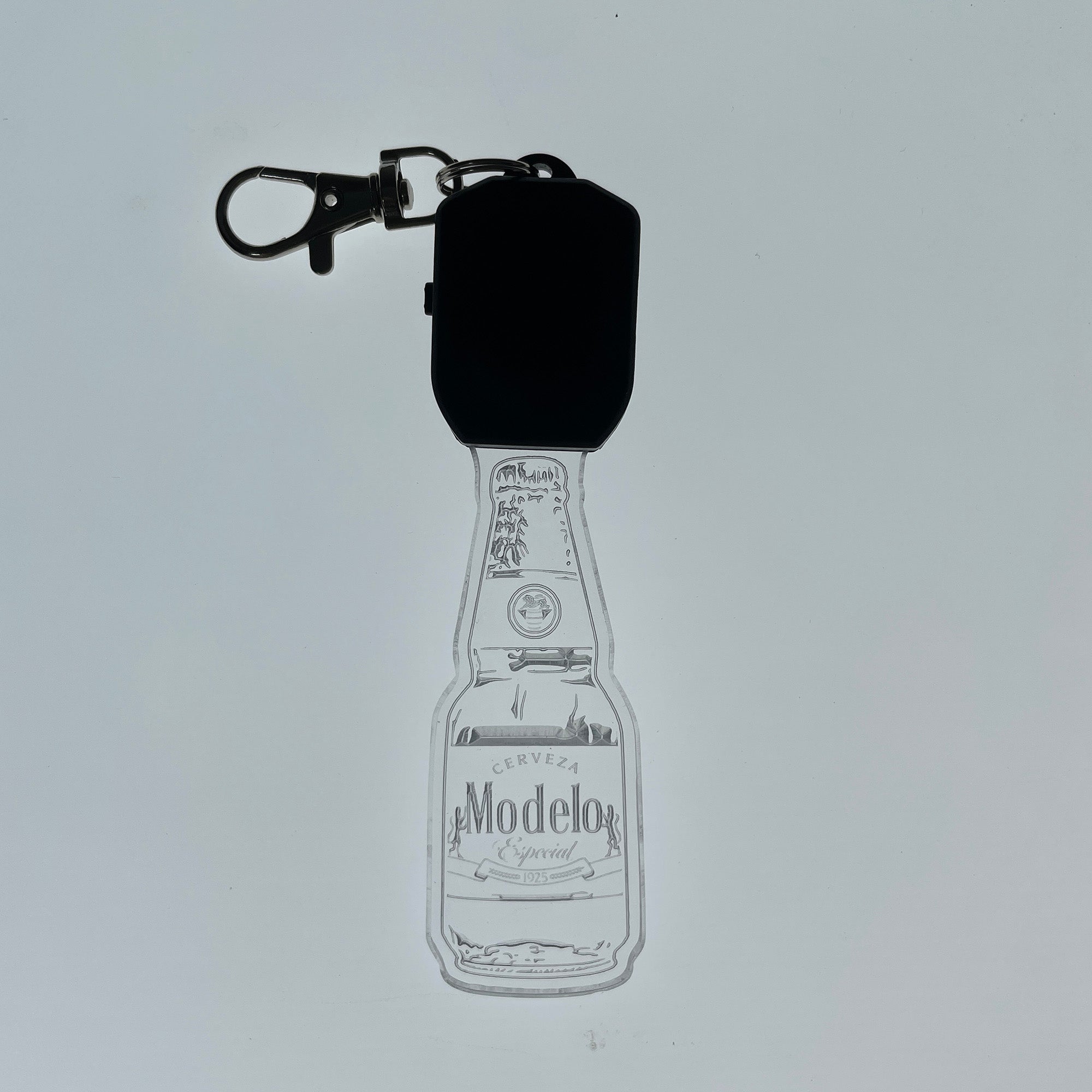Modelo Cerveza Bottle LED Light Acrylic Keychain