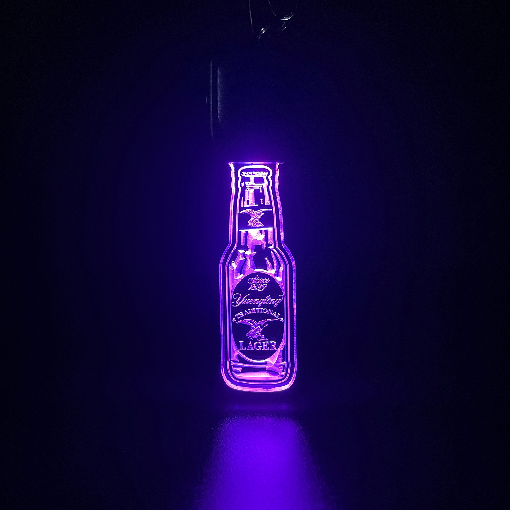Yuengling Lager LED Light Acrylic Keychain