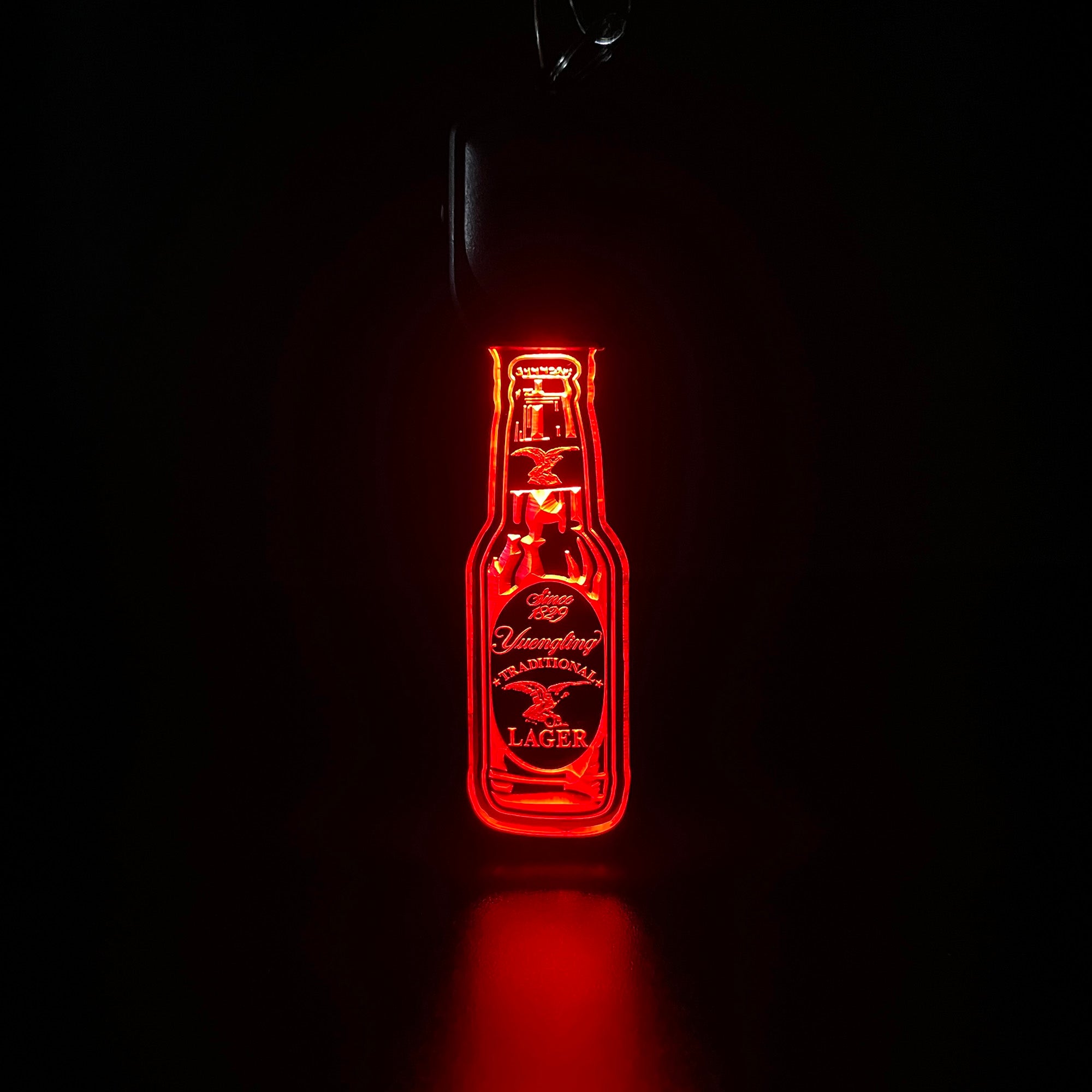 Yuengling Lager LED Light Acrylic Keychain