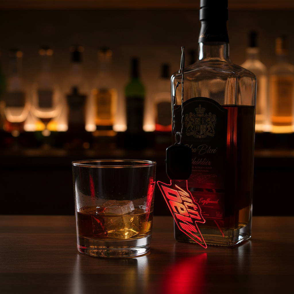 Mountain Dew LED Light Acrylic Keychain