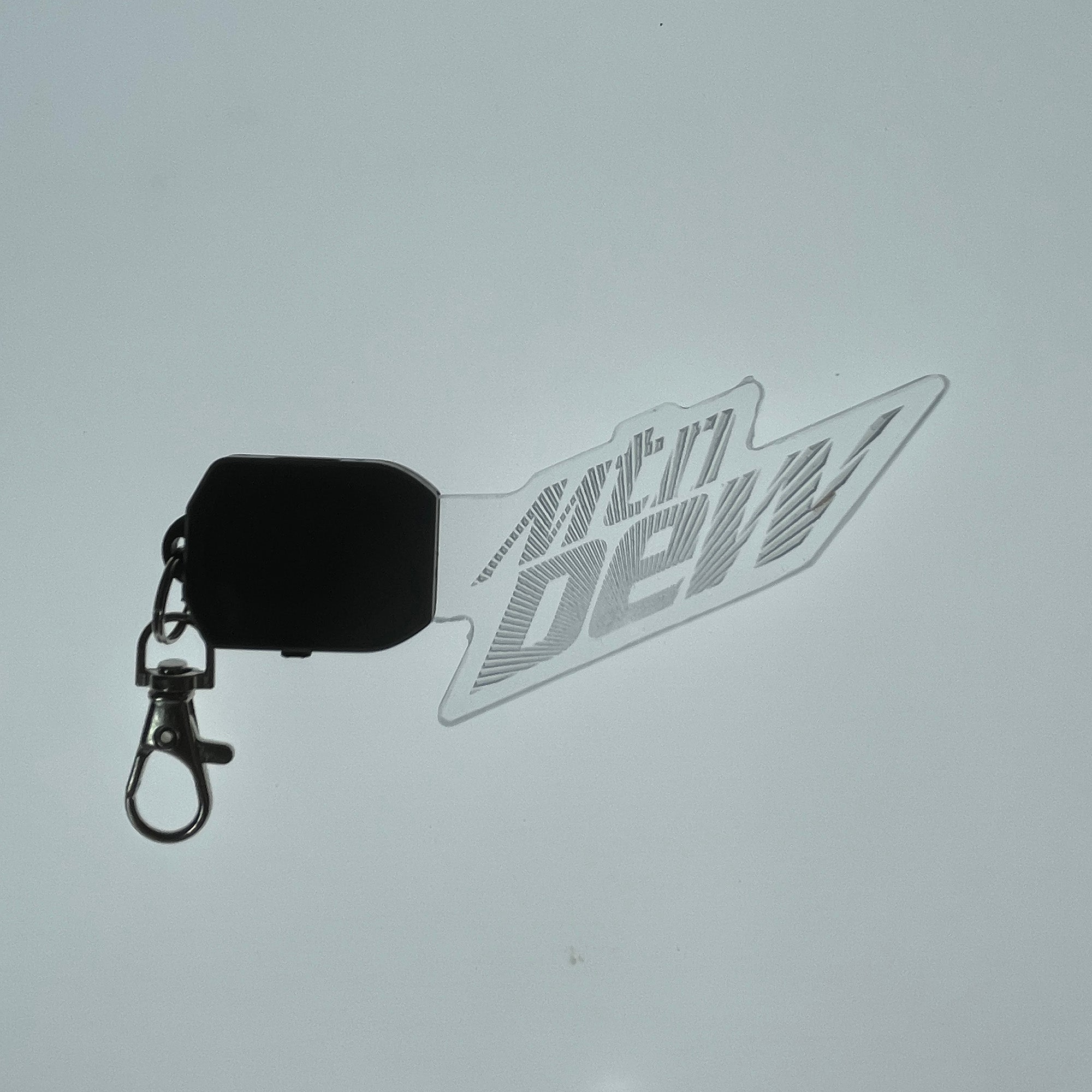 Mountain Dew LED Light Acrylic Keychain