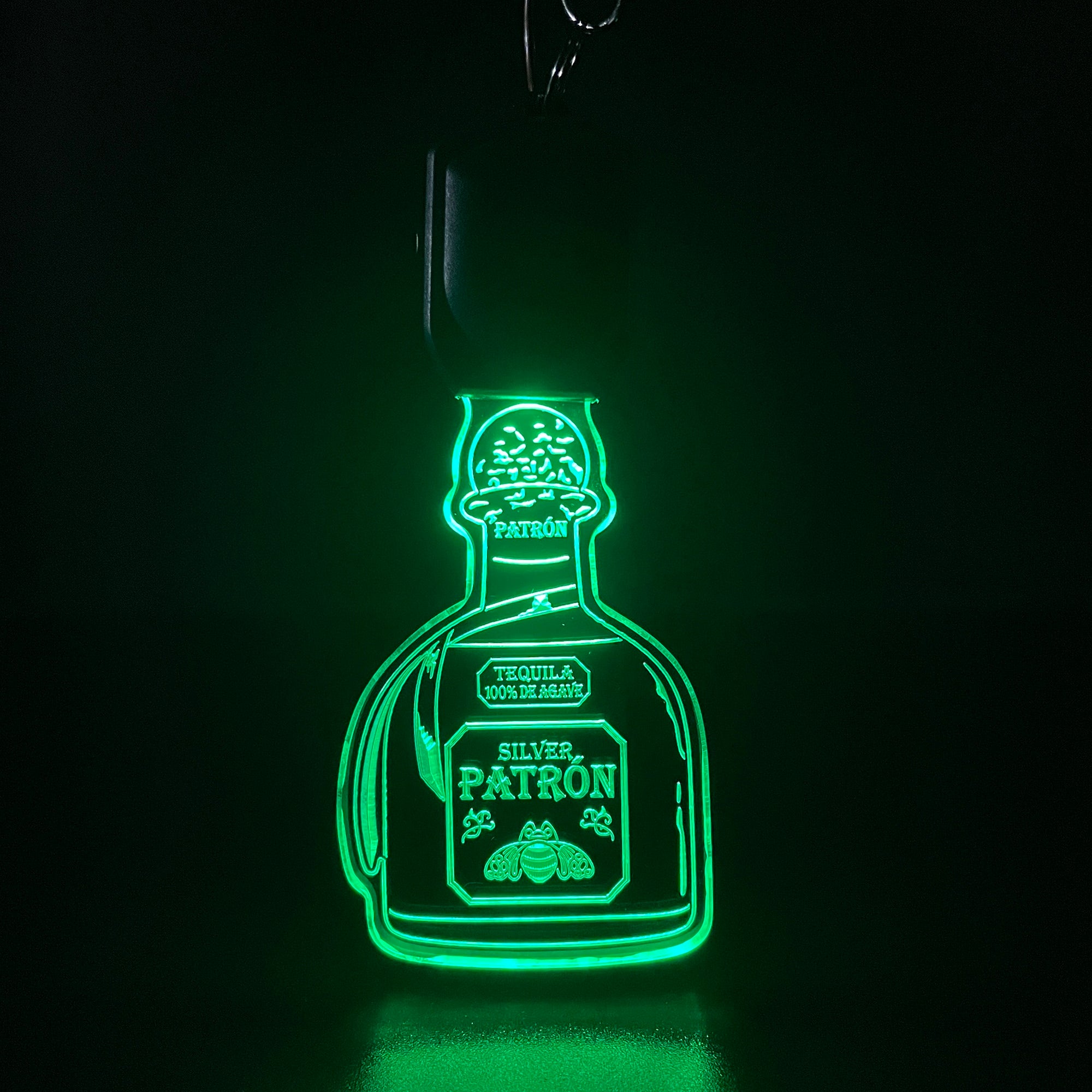 Patron Tequila Beer LED Light Acrylic Keychain