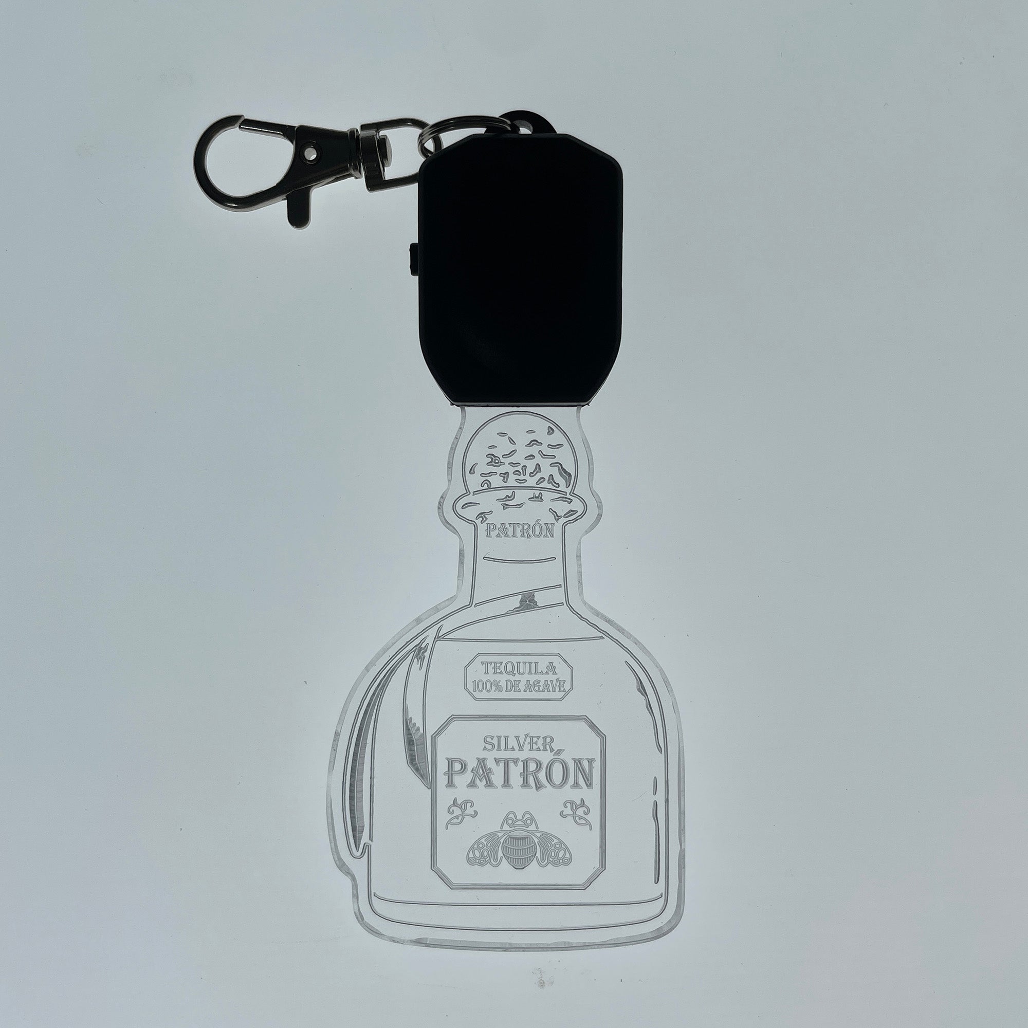 Patron Tequila Beer LED Light Acrylic Keychain
