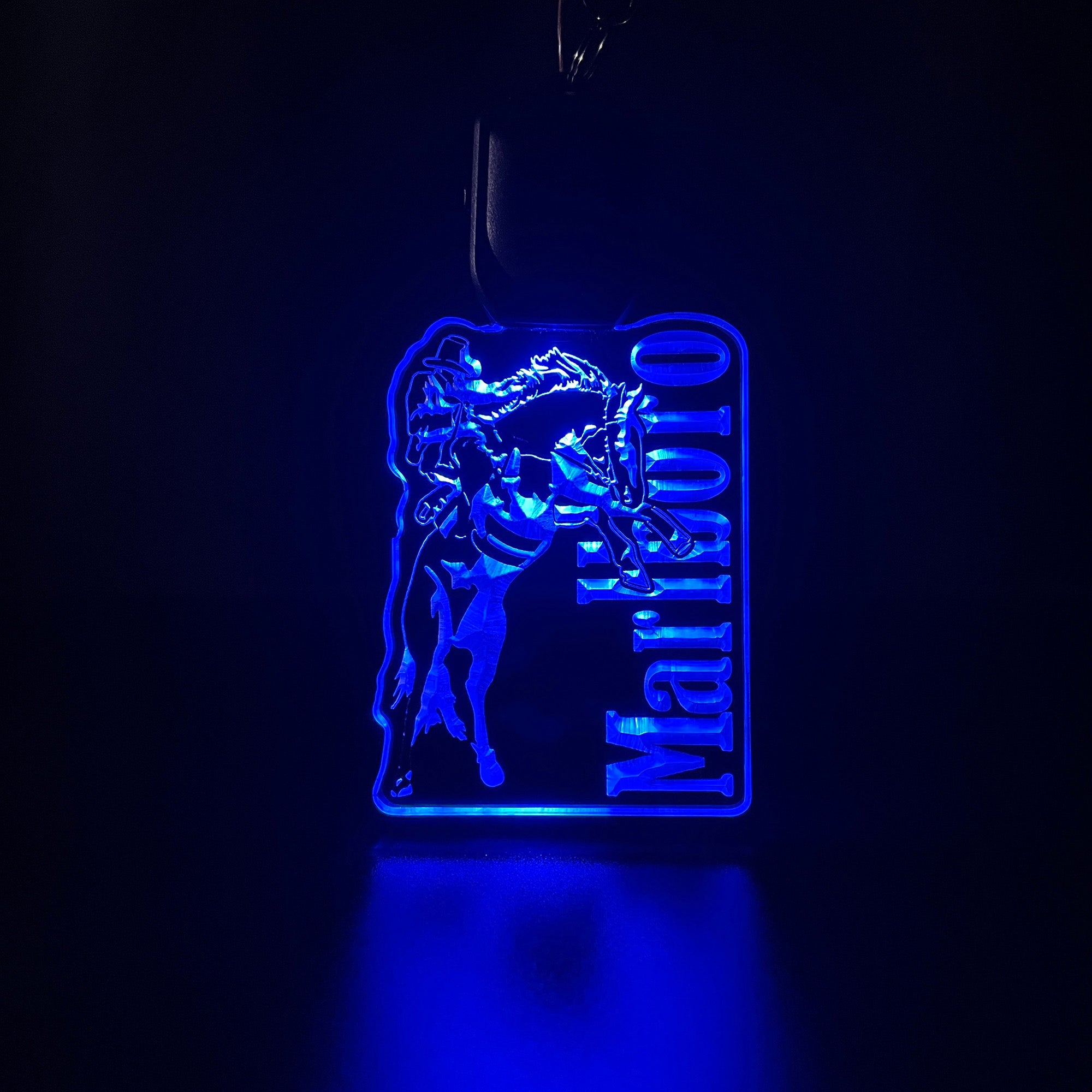 Marlboro Cowboy LED Light Acrylic Keychain