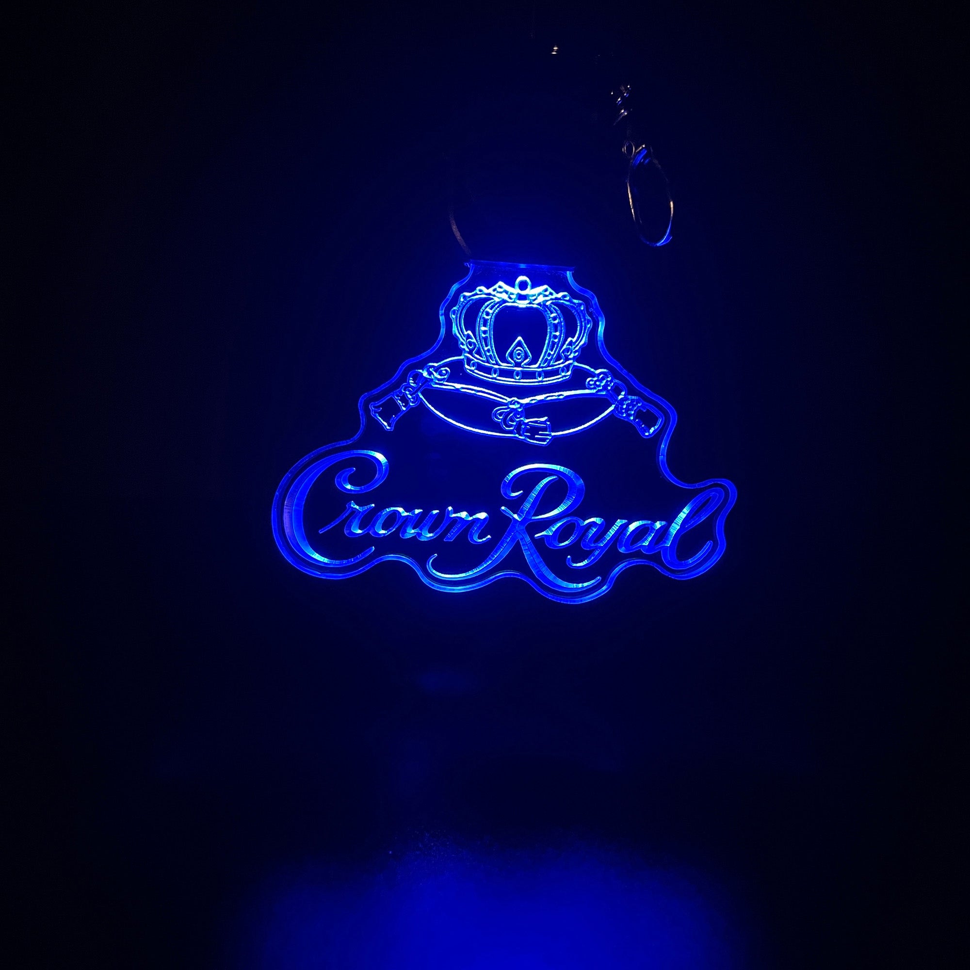 Crown Royal LED Light Acrylic Keychain