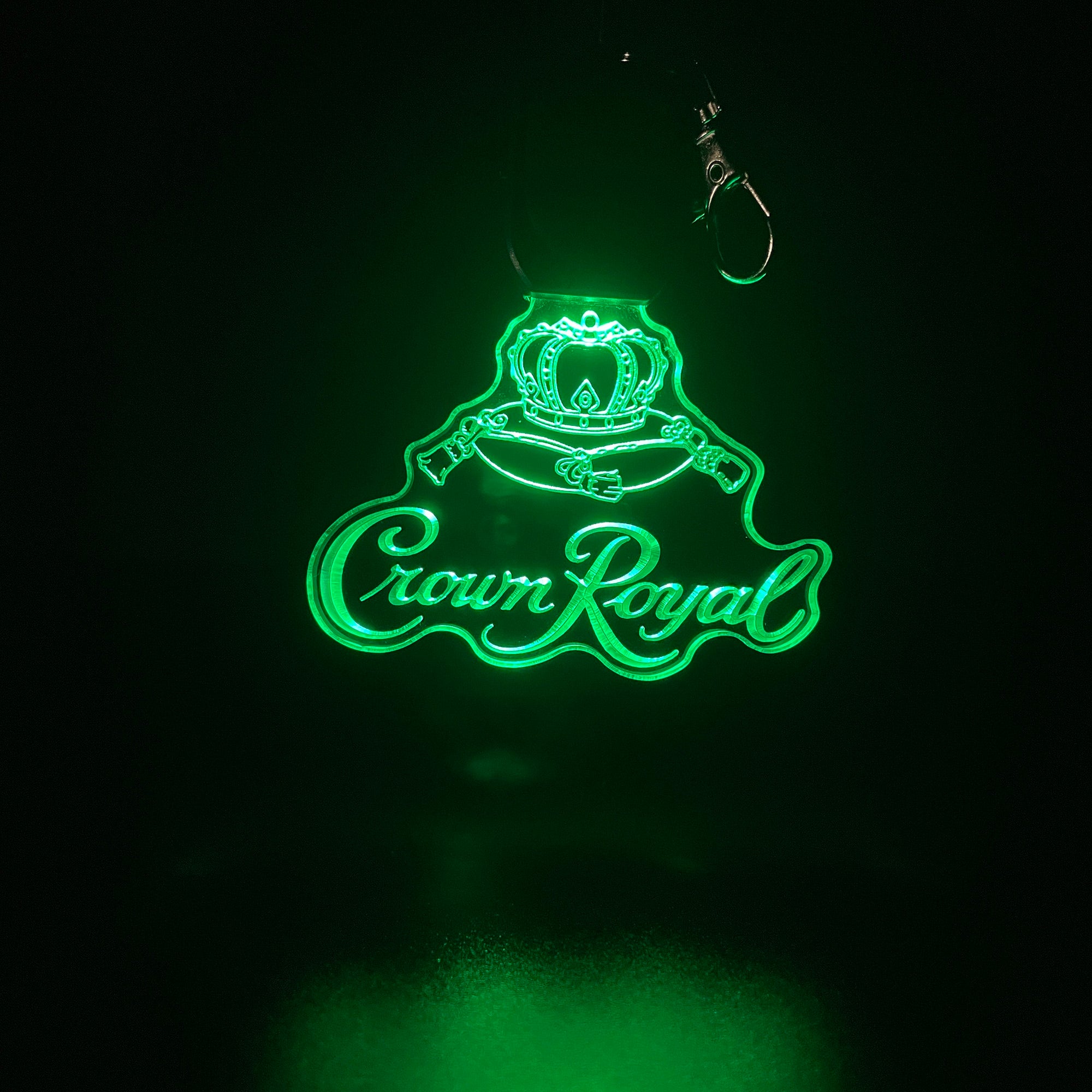 Crown Royal LED Light Acrylic Keychain