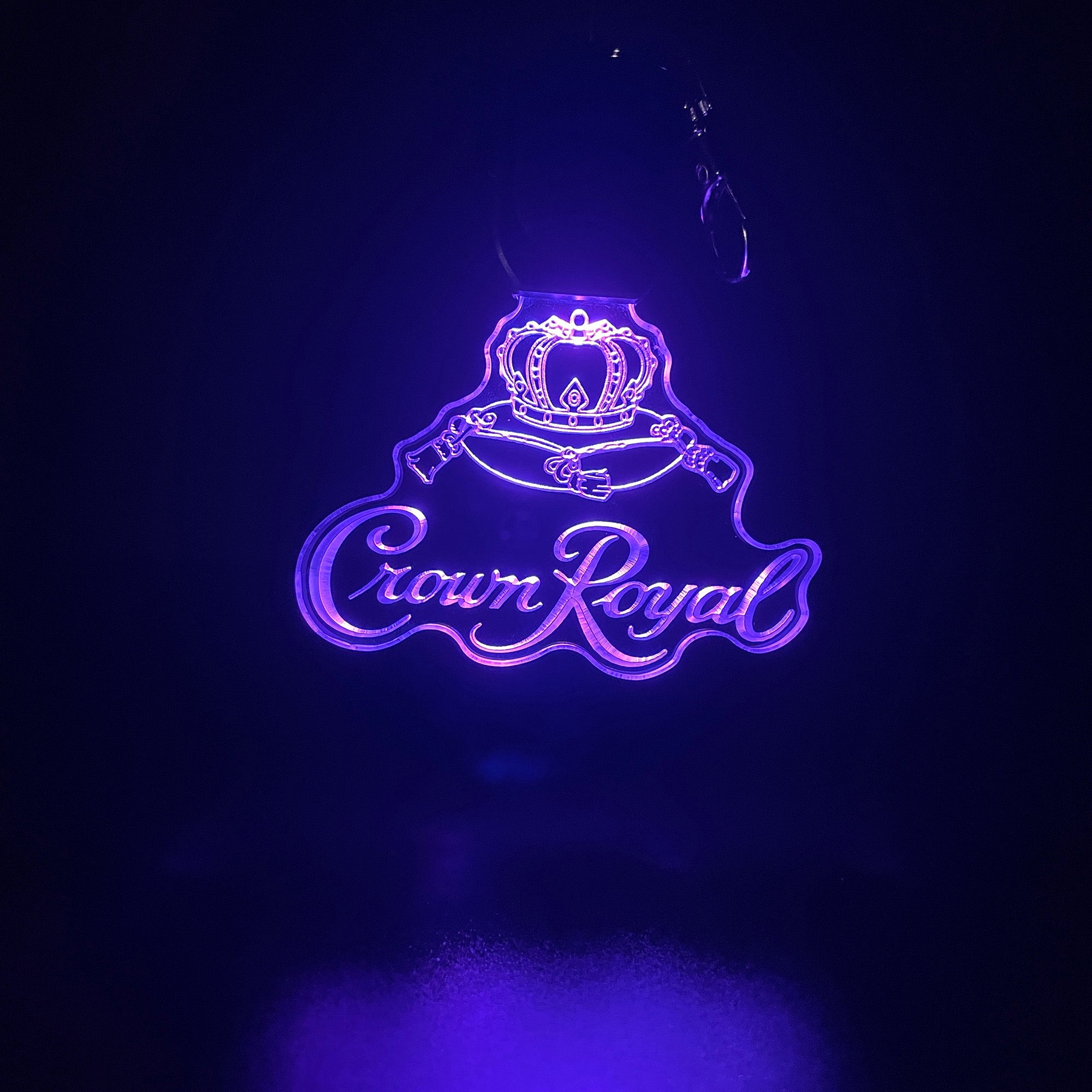 Crown Royal LED Light Acrylic Keychain