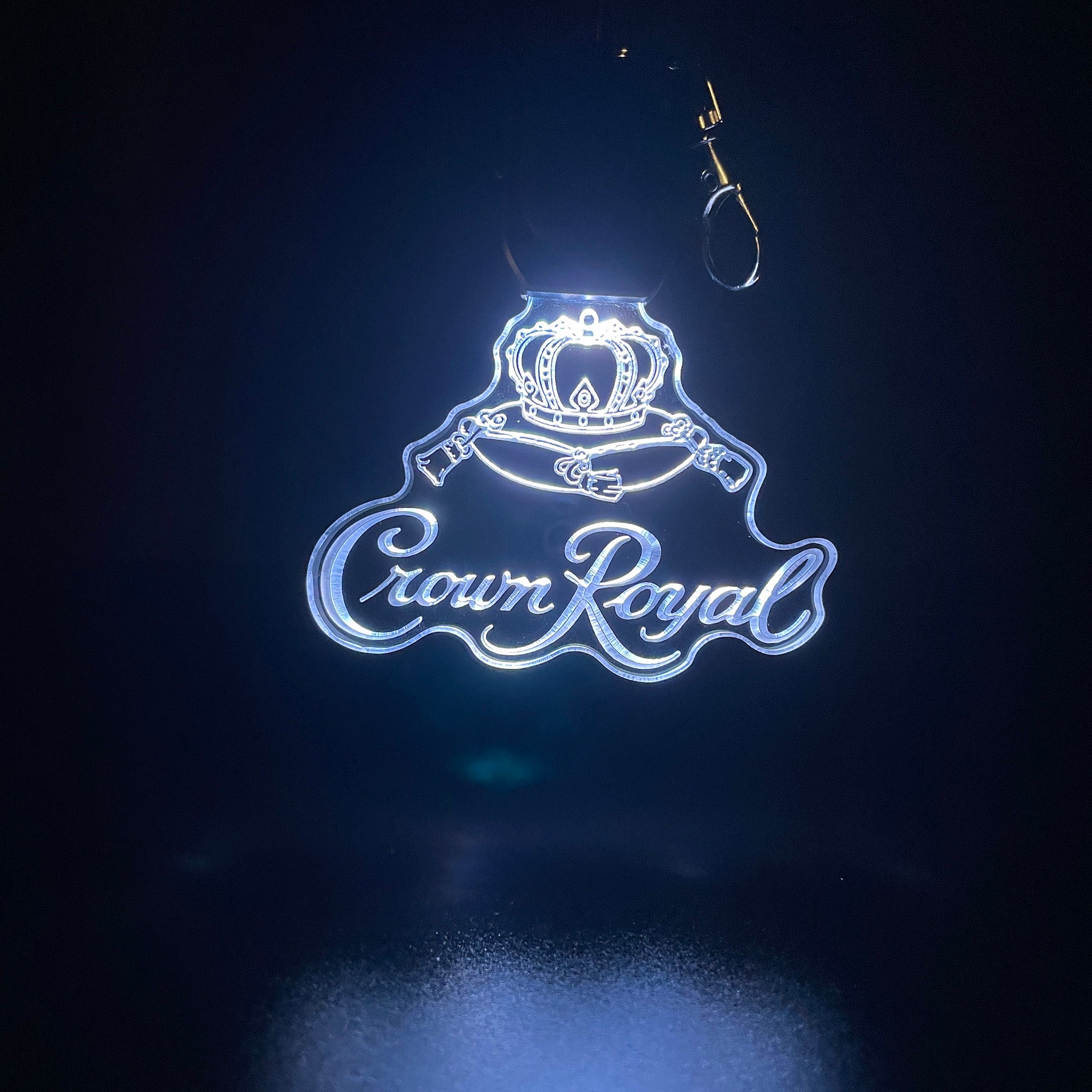 Crown Royal LED Light Acrylic Keychain