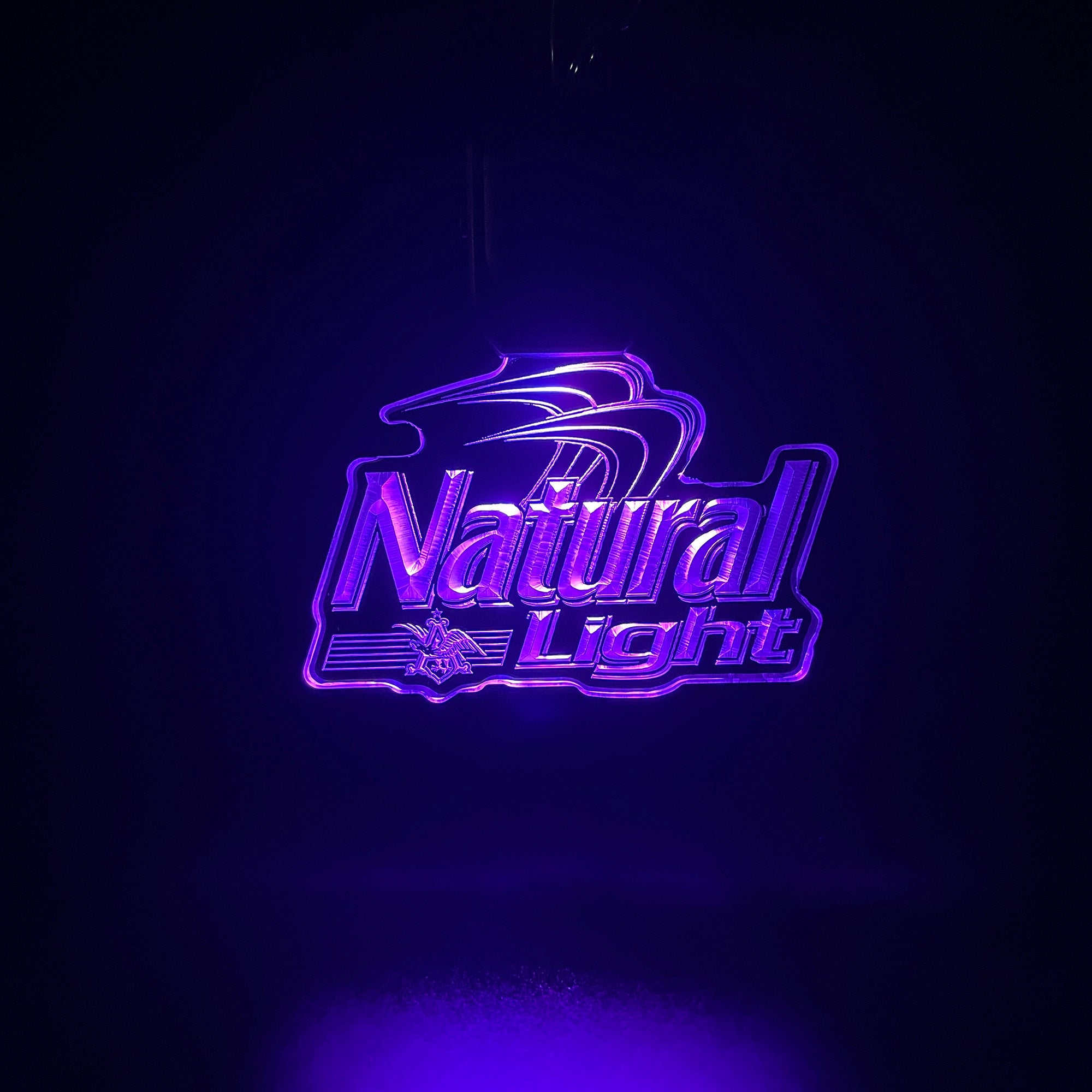 Natural Light LED Light Acrylic Keychain