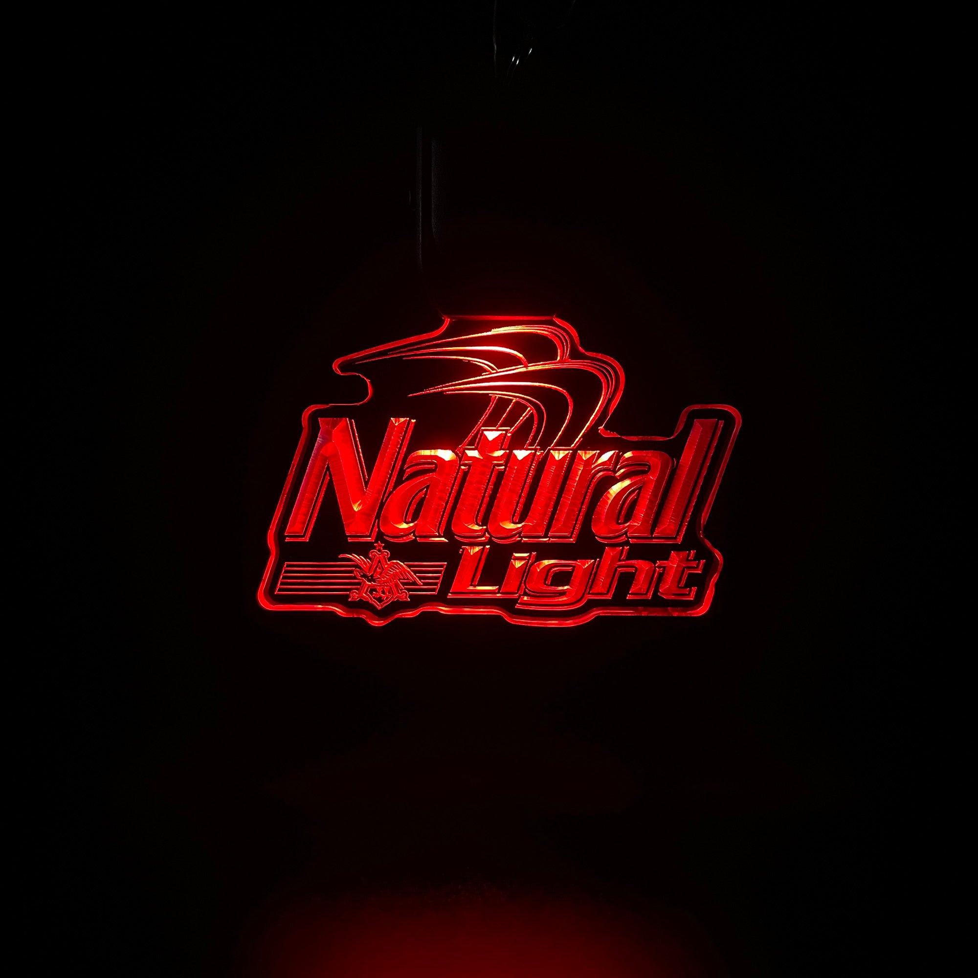 Natural Light LED Light Acrylic Keychain