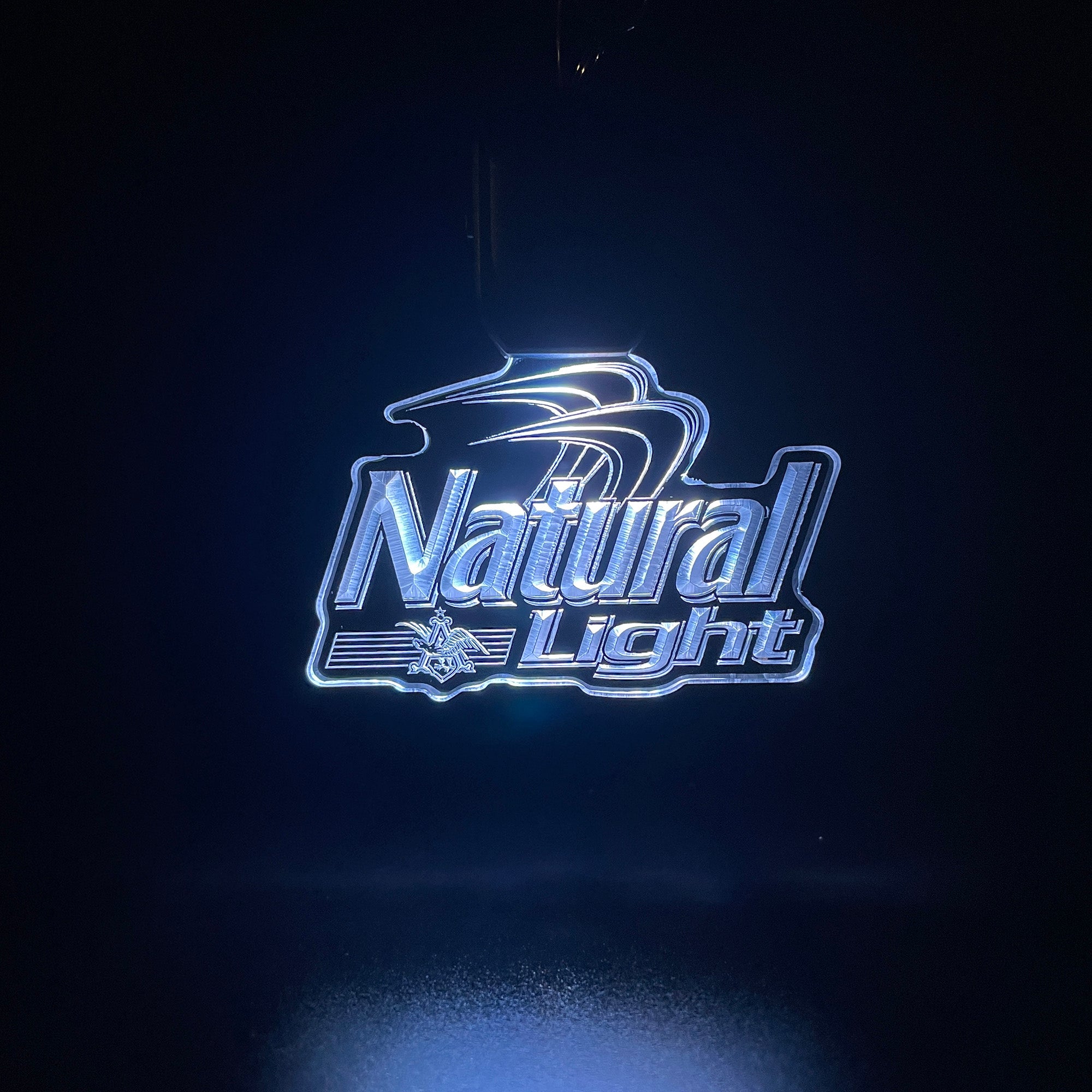 Natural Light LED Light Acrylic Keychain