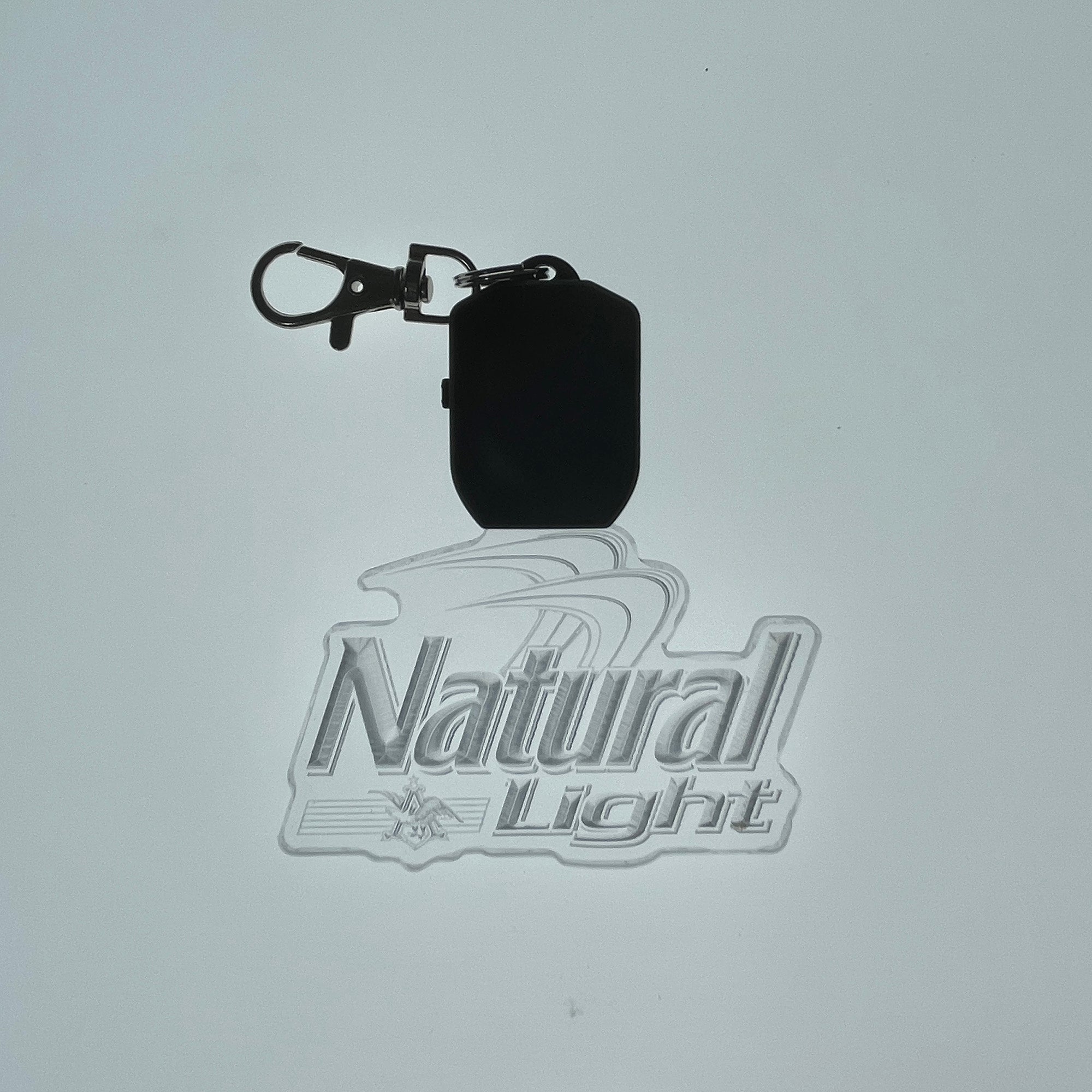 Natural Light LED Light Acrylic Keychain
